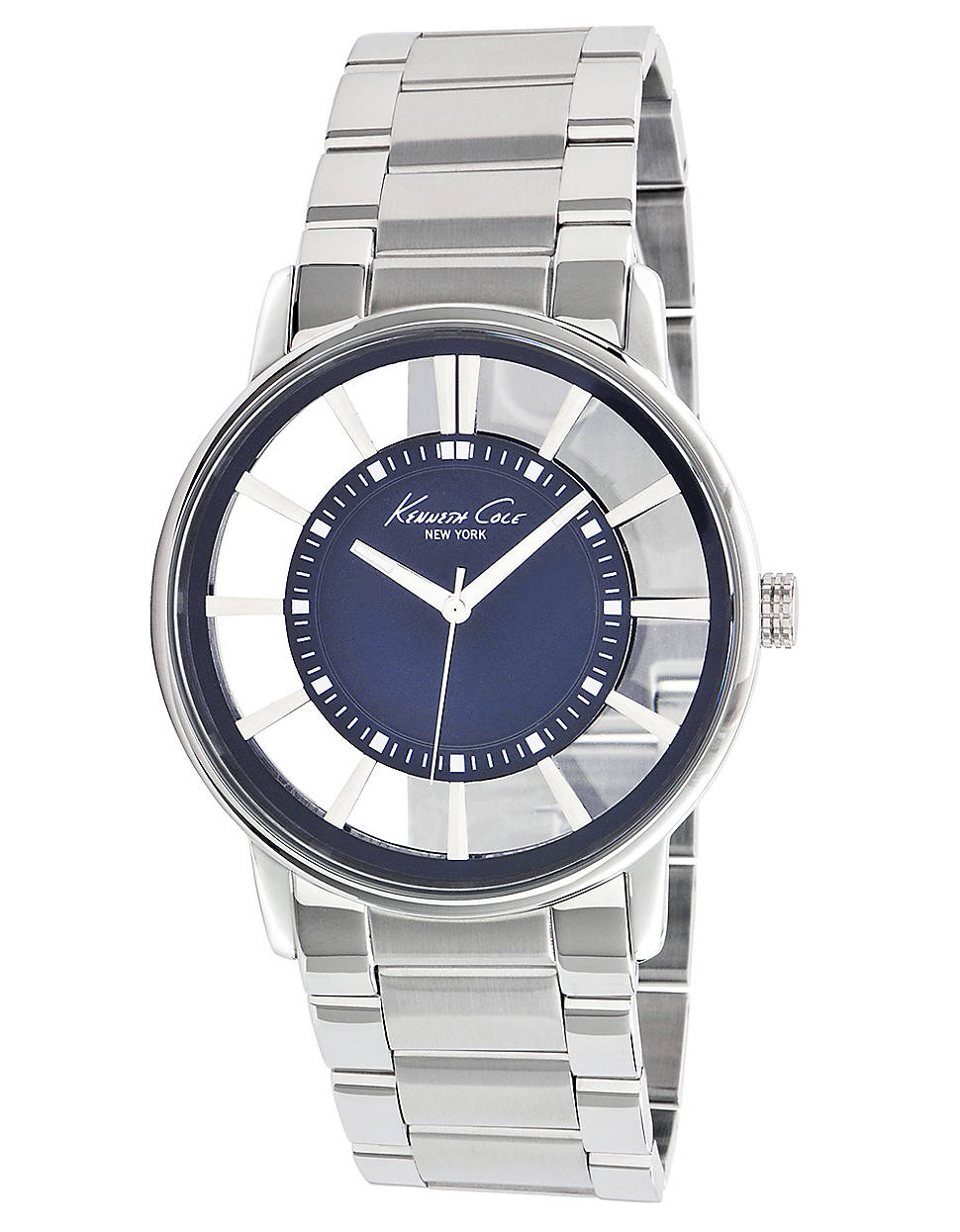 Kenneth Cole Stainless Steel Watch in Silver for Men | Lyst