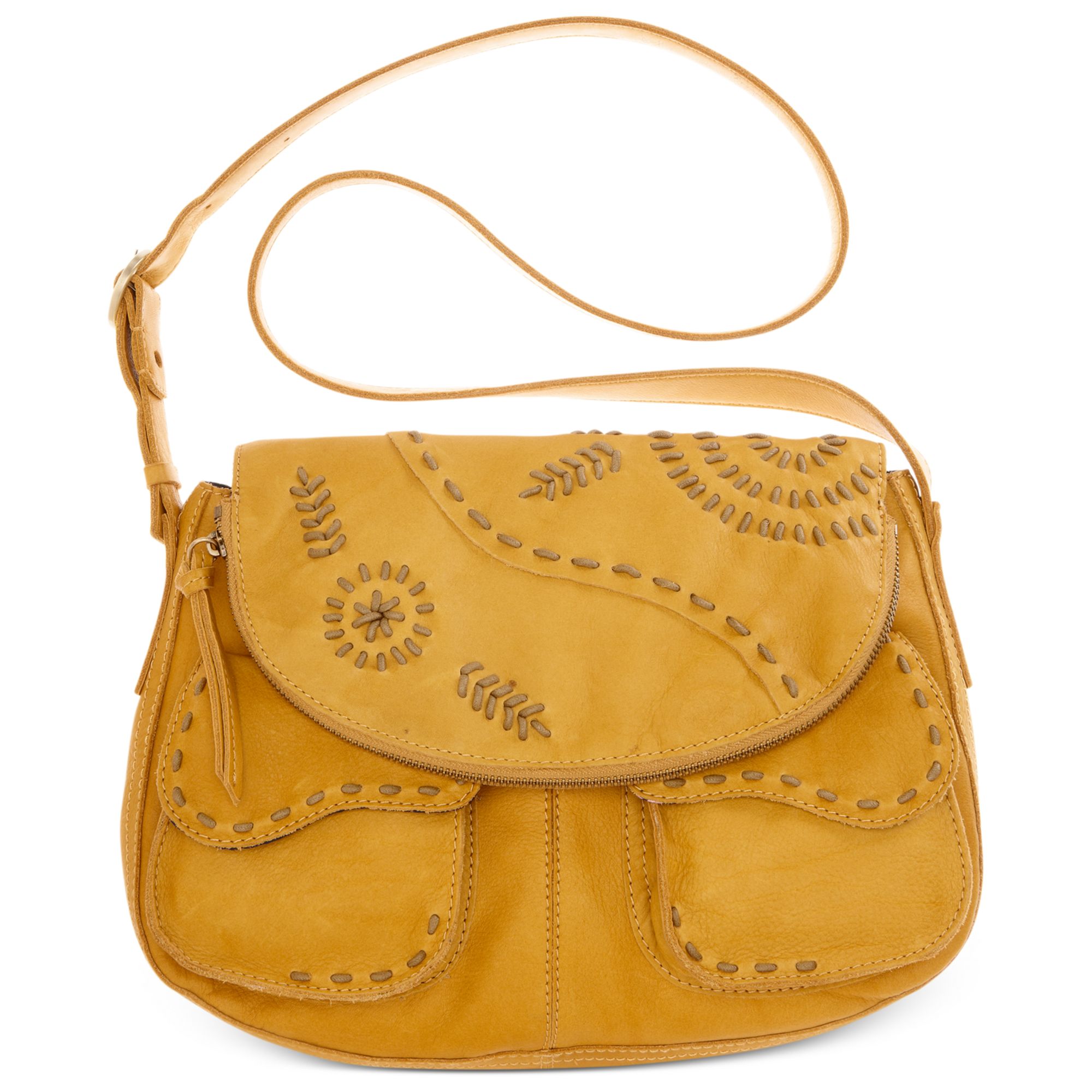 Lyst - Lucky Brand Lucky Handbag Savannah Flap Shoulder Bag in Yellow