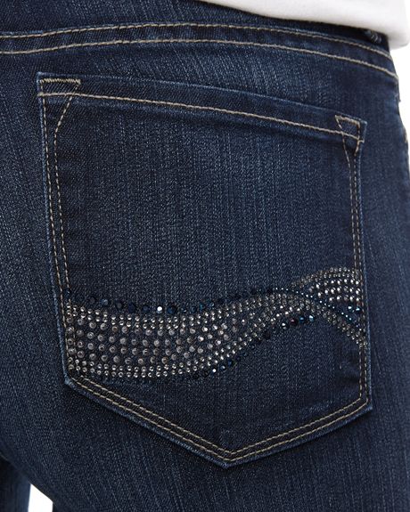 Not Your Daughter's Jeans Marilyn Embellished Pocket Straight Leg Jeans ...