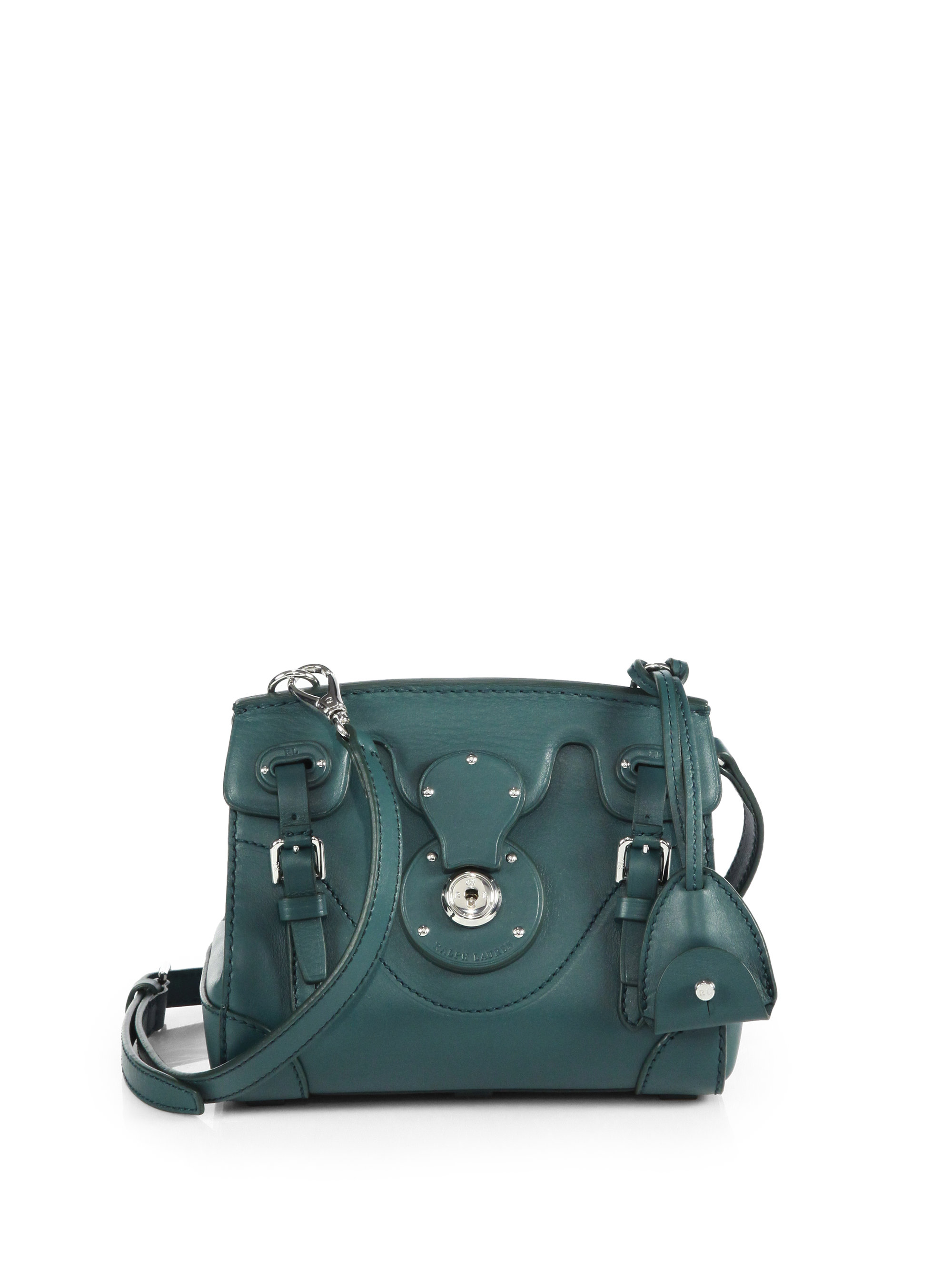Lyst Ralph Lauren Soft Ricky Crossbody Bag In Green Gallery
