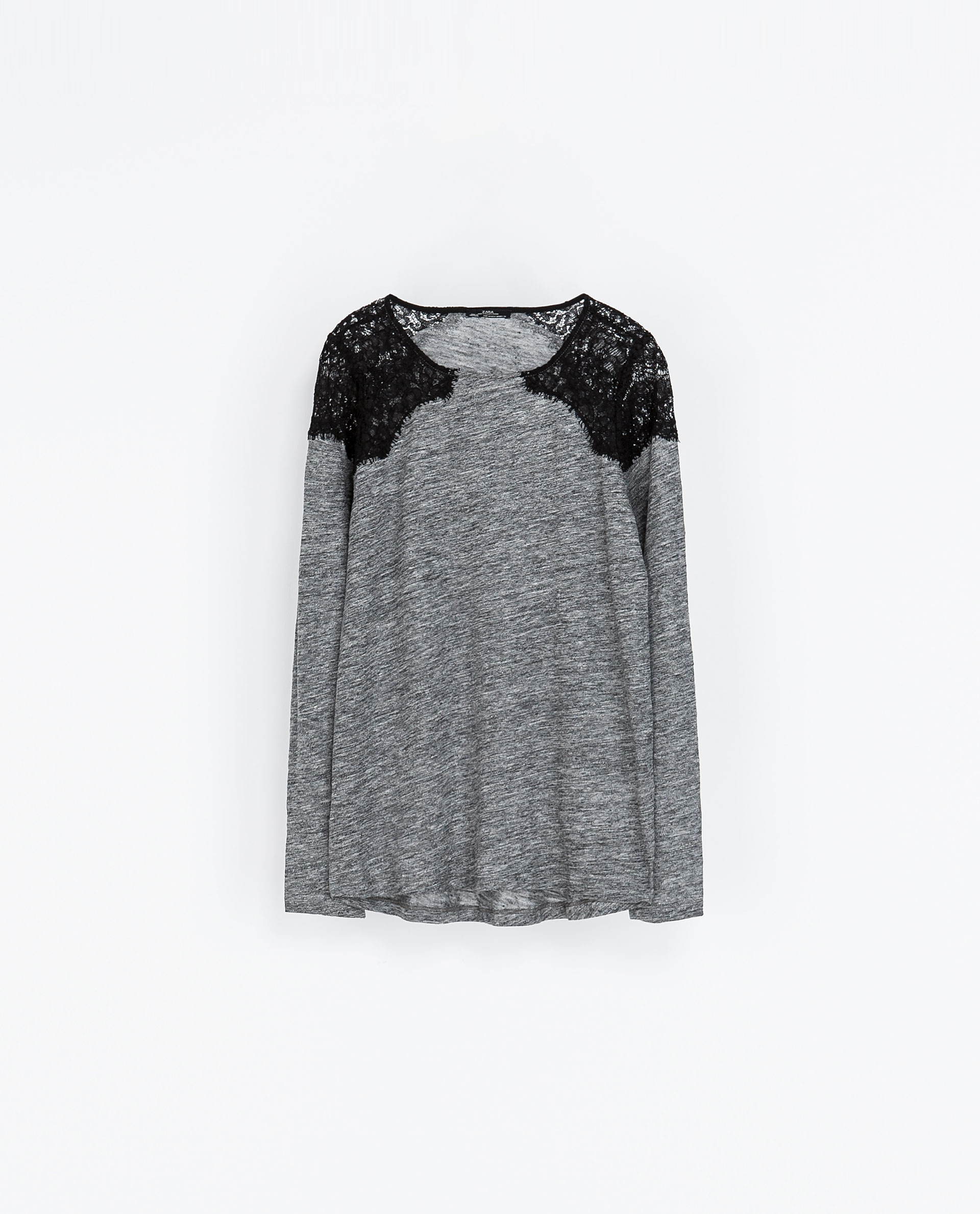 zara grey tshirt