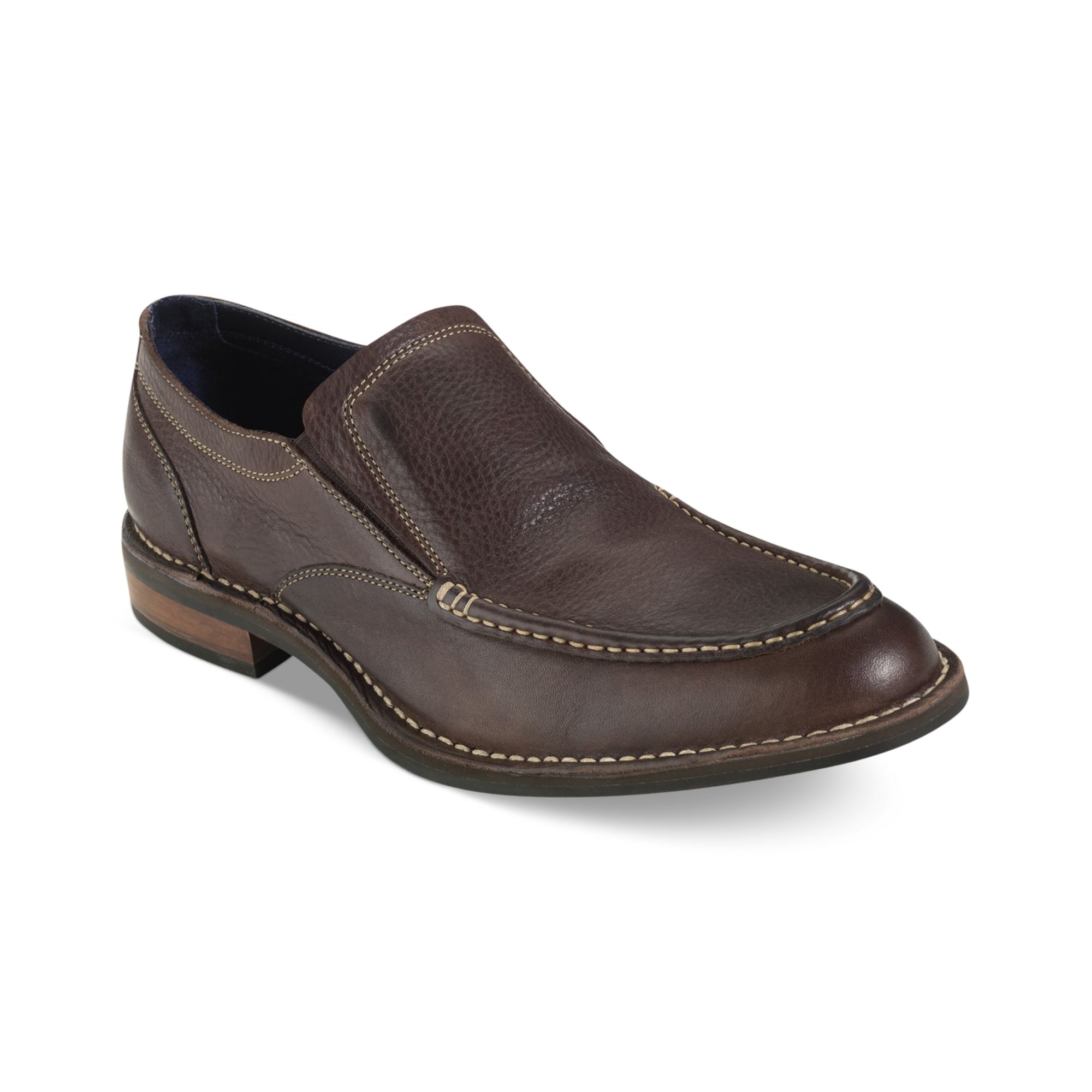 Cole Haan Centre St Slipon Shoes in Brown for Men (Dark Brown) | Lyst