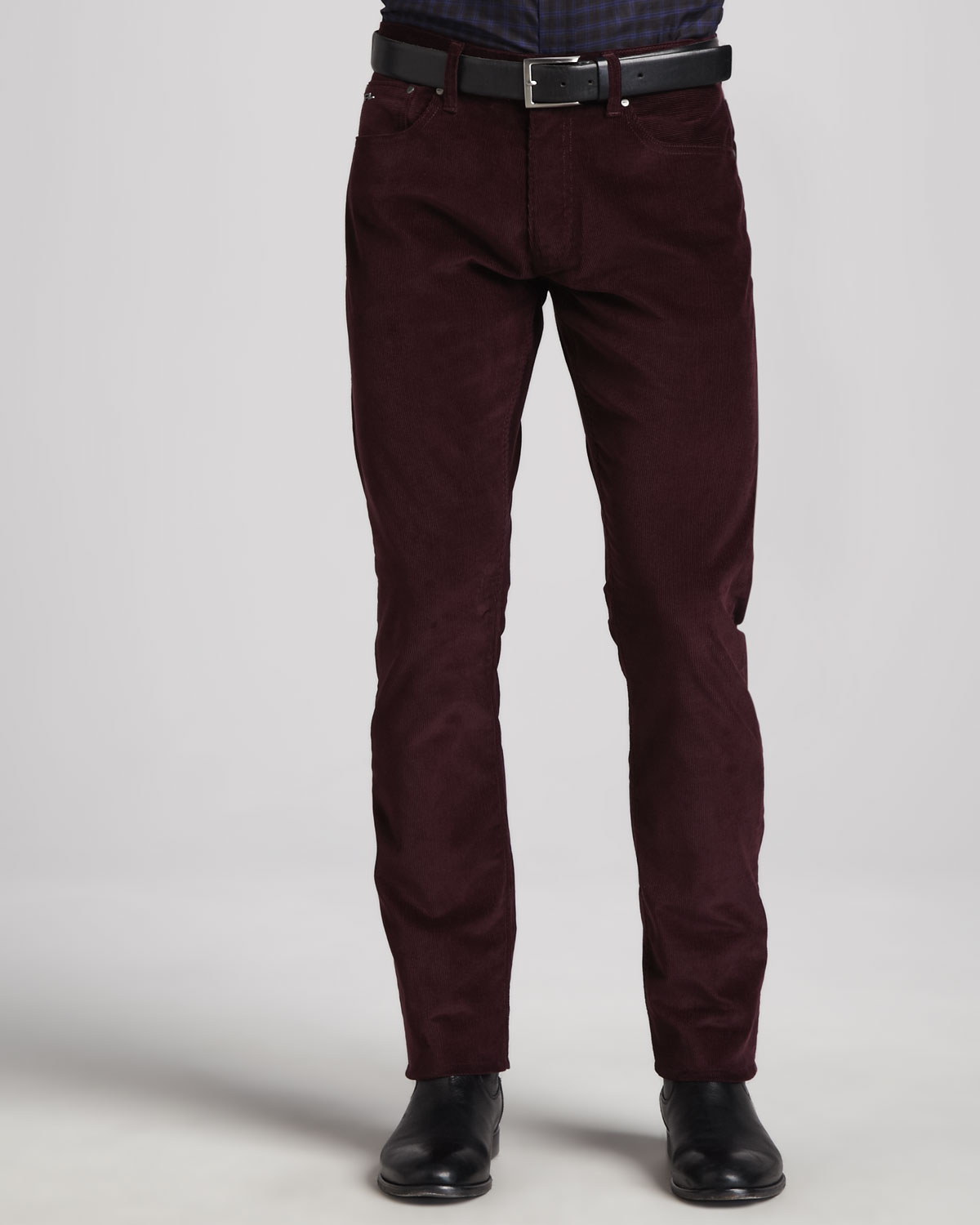 black wine track pants