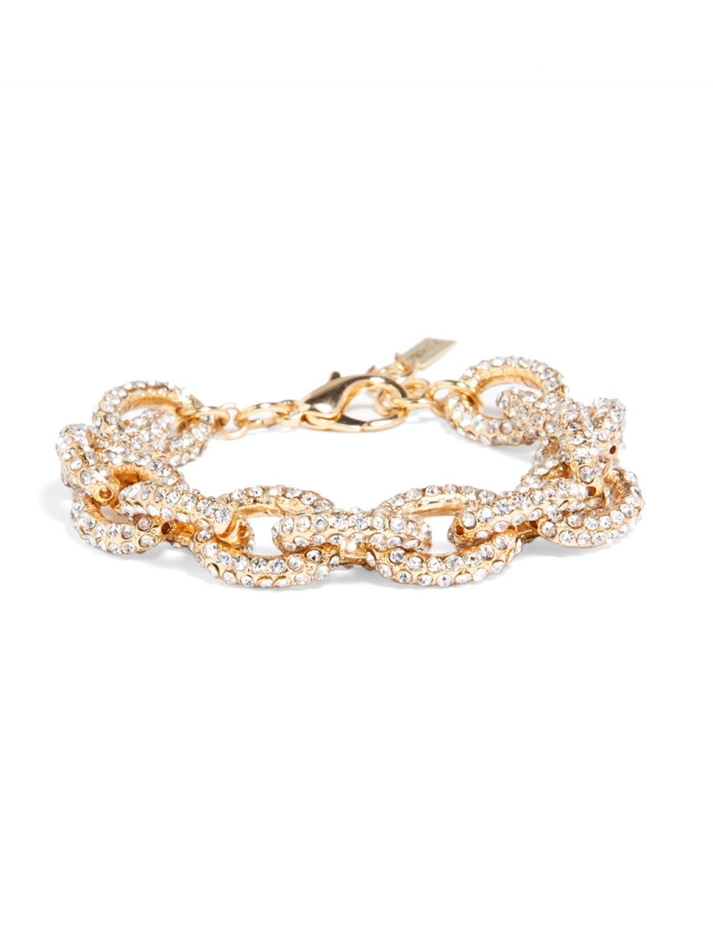 Lyst Baublebar Mini Pavé Links Bracelet In Metallic Gallery