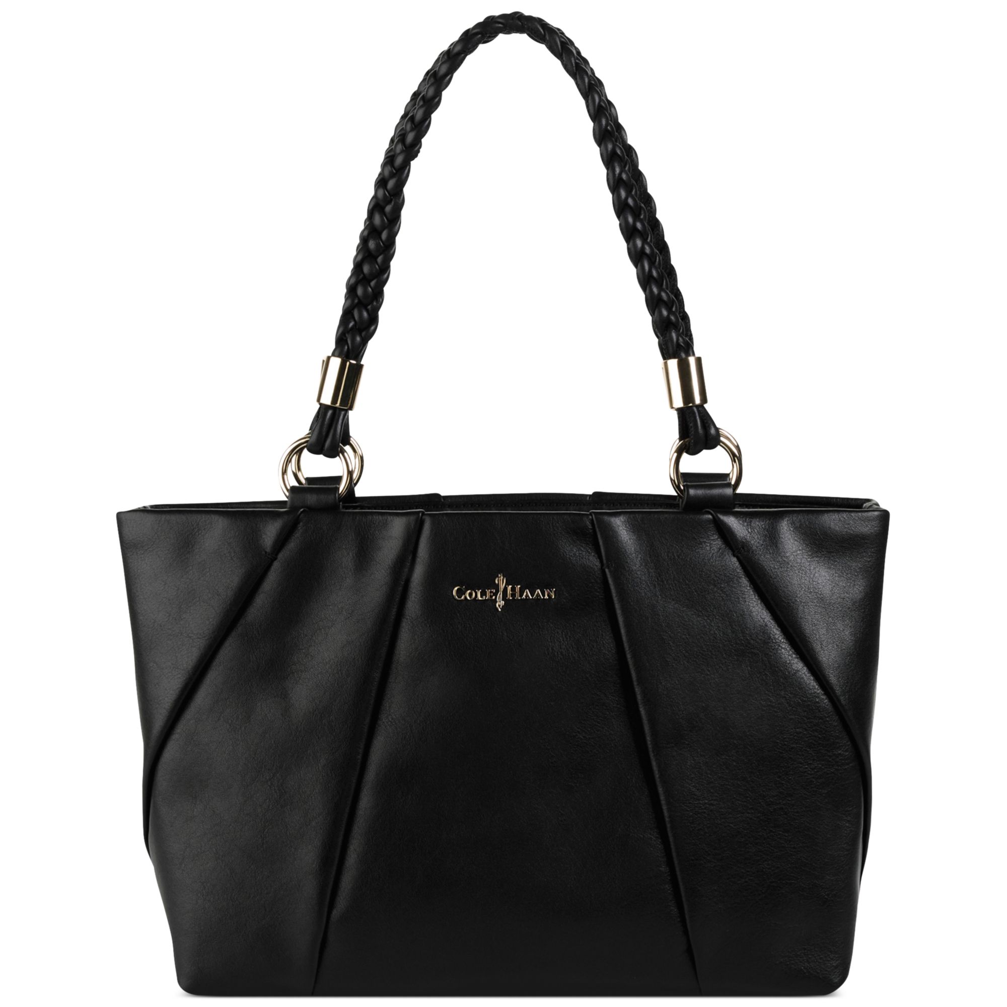 Cole haan Adele Small Tote in Black | Lyst