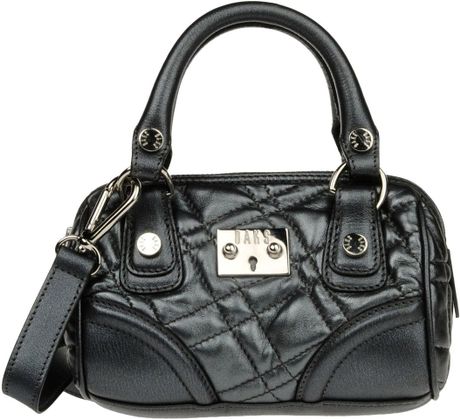 Daks London Small Leather Bag in Gray (Lead) | Lyst