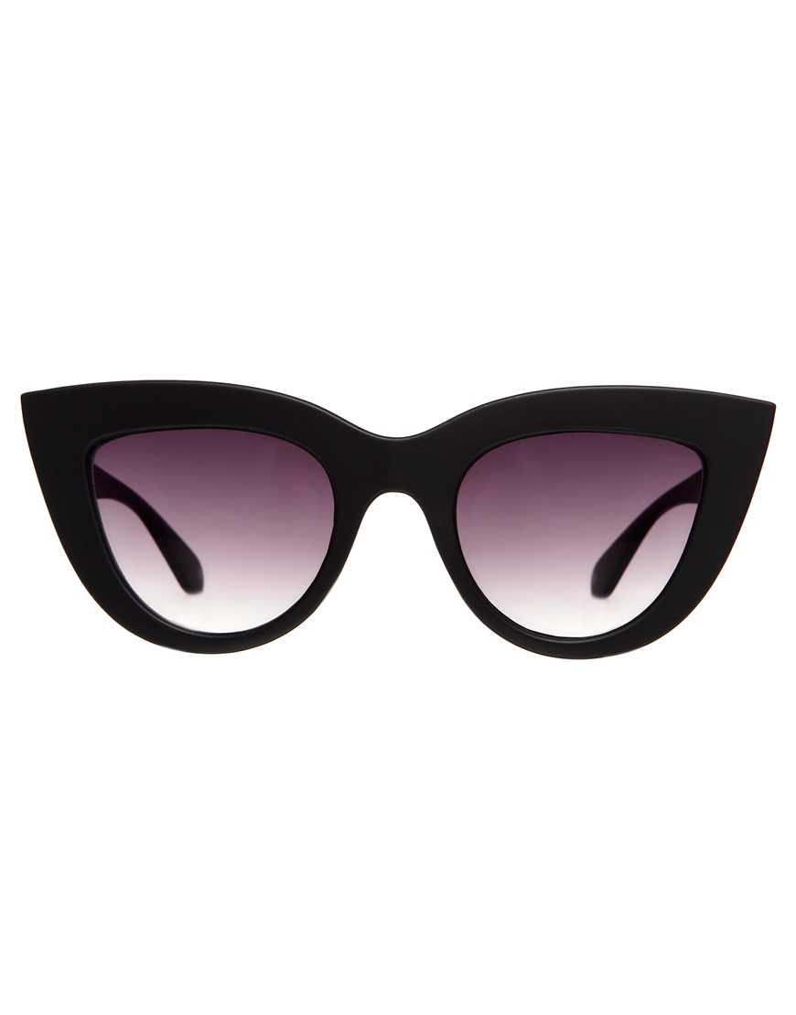 Lyst - Ray-Ban Quay Kitti Cat Eye Sunglasses in Black