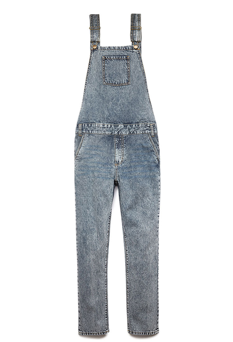 Lyst - Forever 21 Classic Denim Overalls in Blue for Men