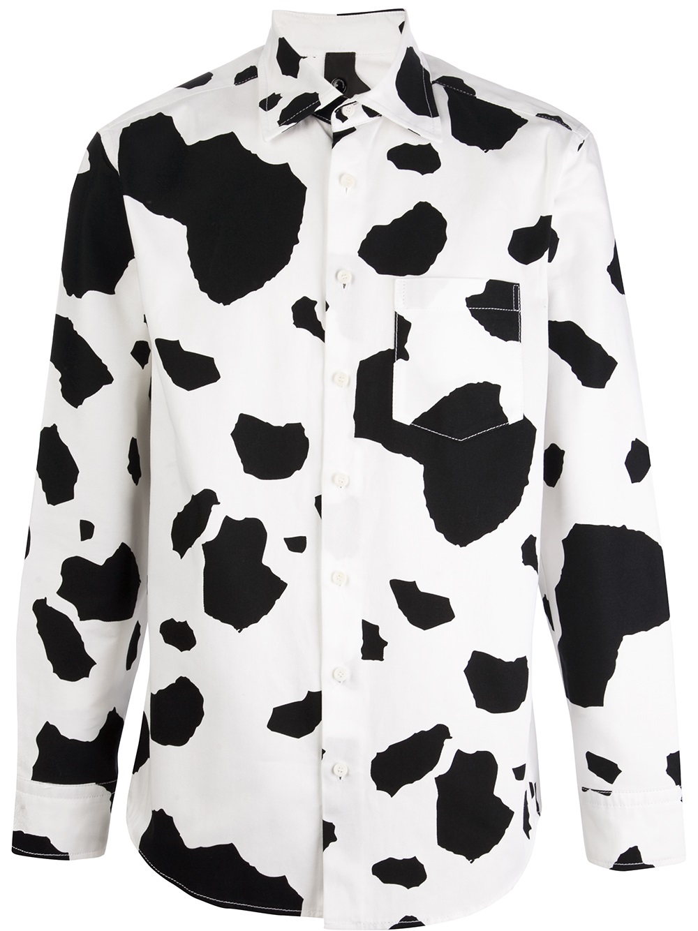 Lyst - Bernhard Willhelm Cow Print Shirt in Black for Men