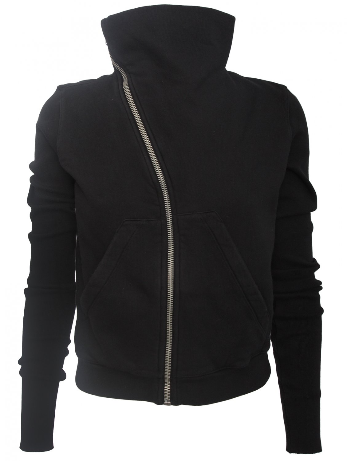 Drkshdw By Rick Owens Mountain Zip Sweatshirt Black in Black for Men | Lyst