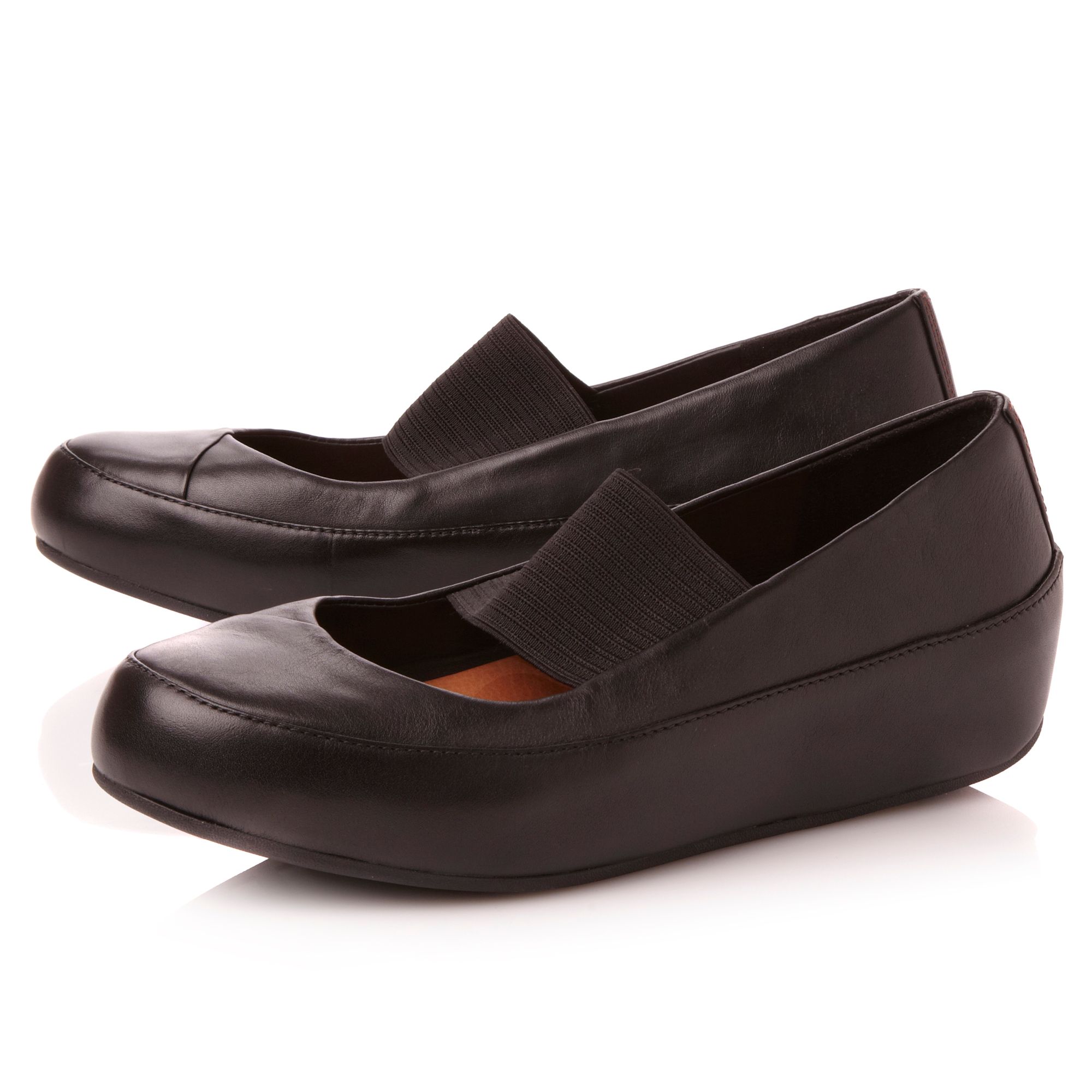 Fitflop Due Mary Jane Elastic Strap Pump Shoes in Black | Lyst