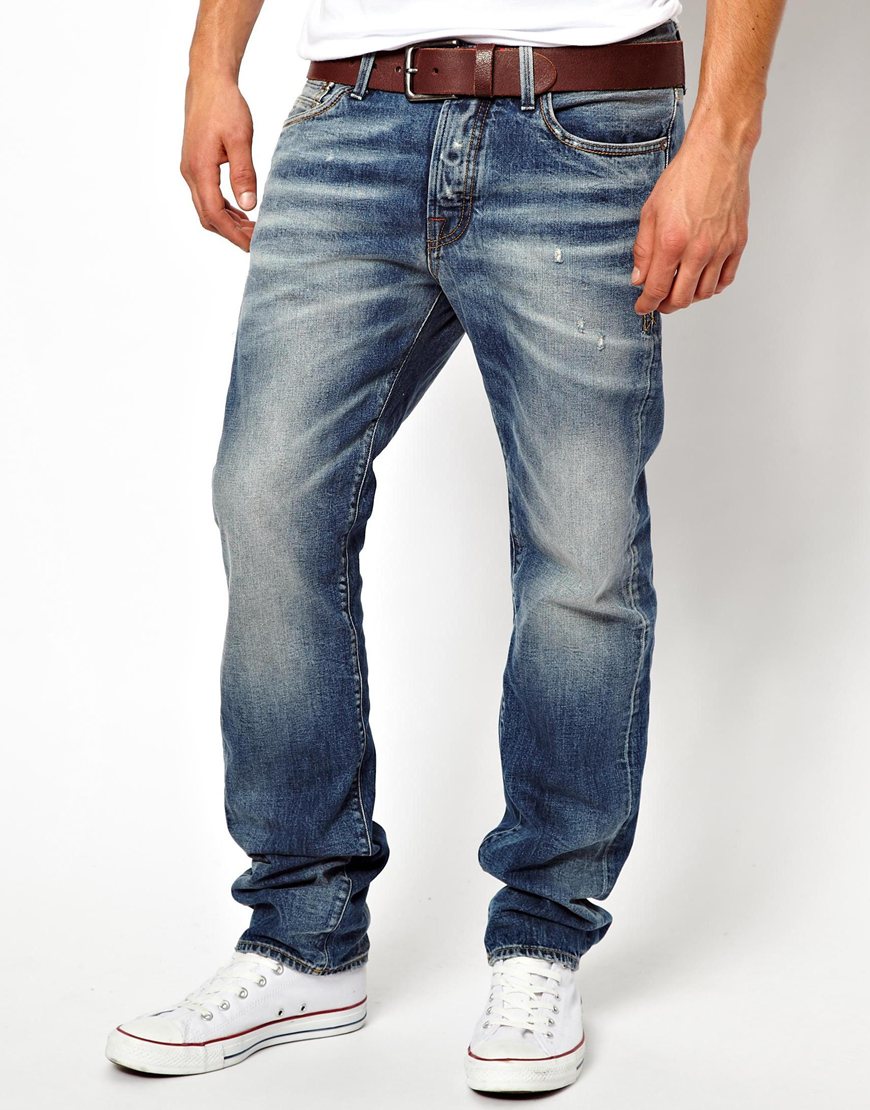 Aldo Jack Jones Nick Regular Fit Jeans in Blue for Men (Mediumbluedenim ...