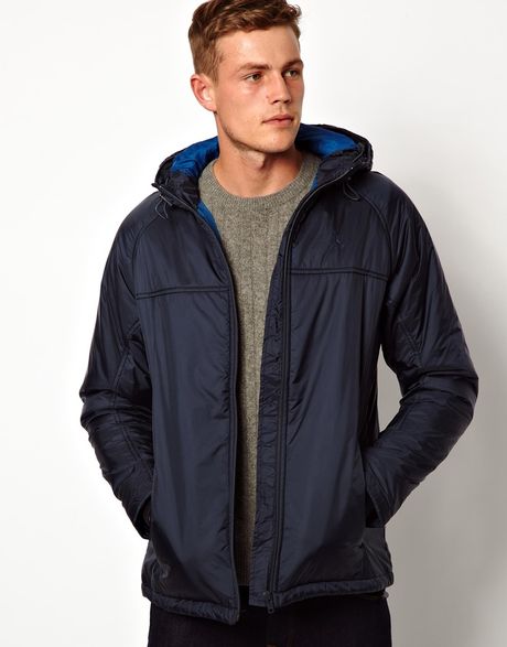 Jack Wills Insulated Jacket with Hood in Blue for Men (Navy) | Lyst