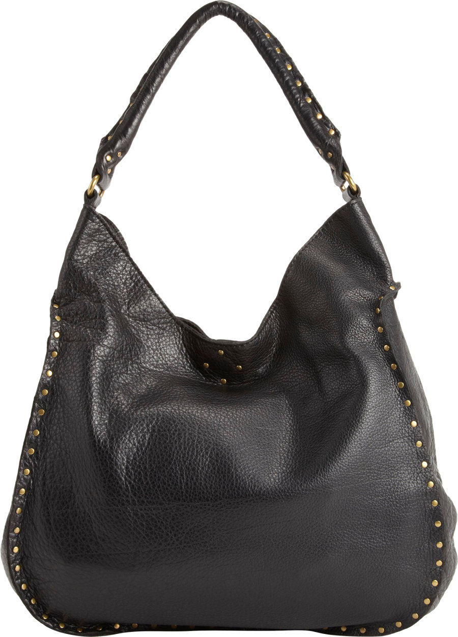 Linea pelle Nico Large Hobo Bag in Black | Lyst