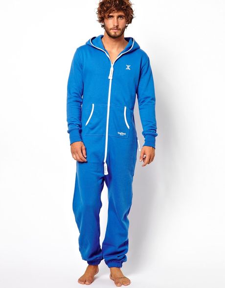 Asos Original Onesie Royal Blue Heavy Weight in Blue | Lyst