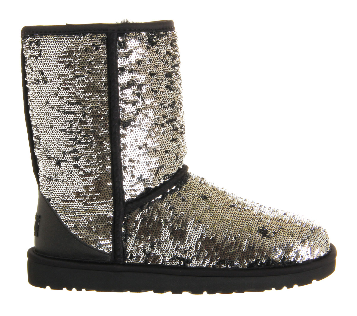 Lyst - Ugg Classic Short Sparkle Sequined Boots in Metallic