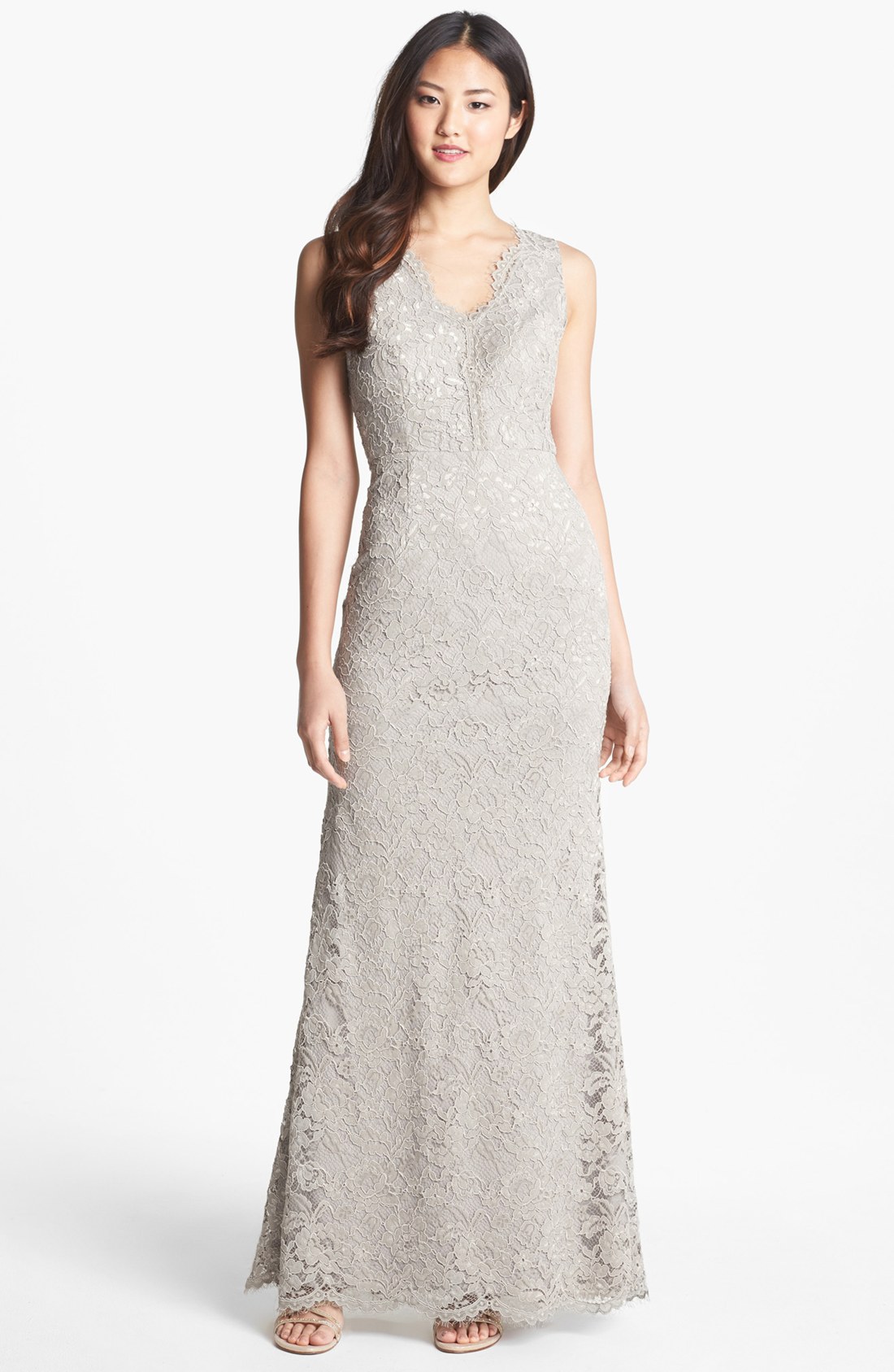 gown sleeveless