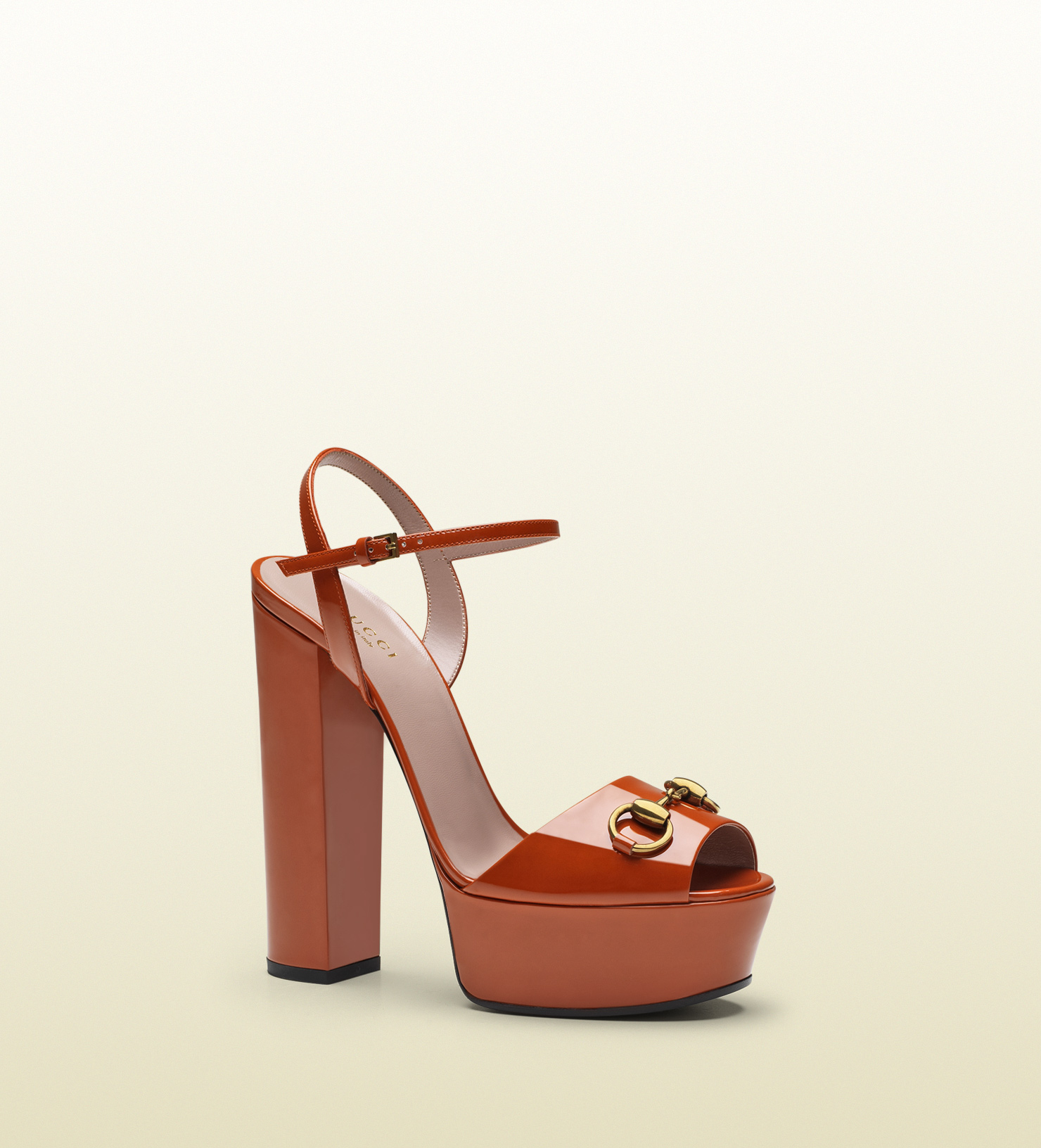 gucci sandals orange