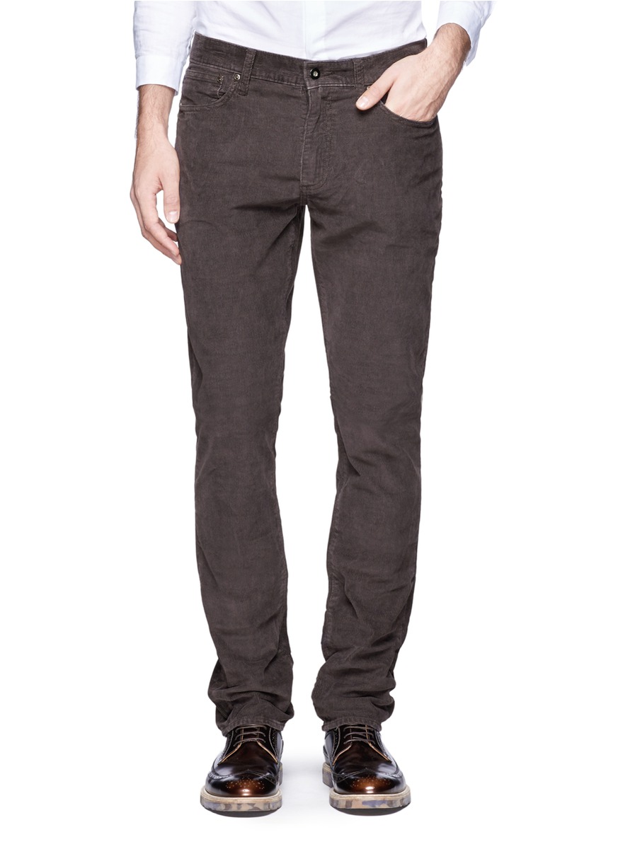 Lyst - J.Crew Vintage Cord In 484 Fit in Gray for Men