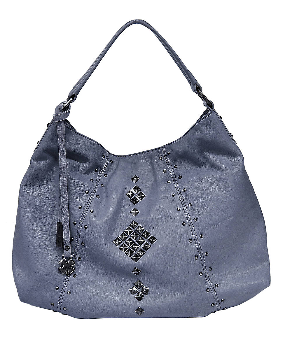 Lucky Brand Dover Leather Hobo Bag in Blue | Lyst