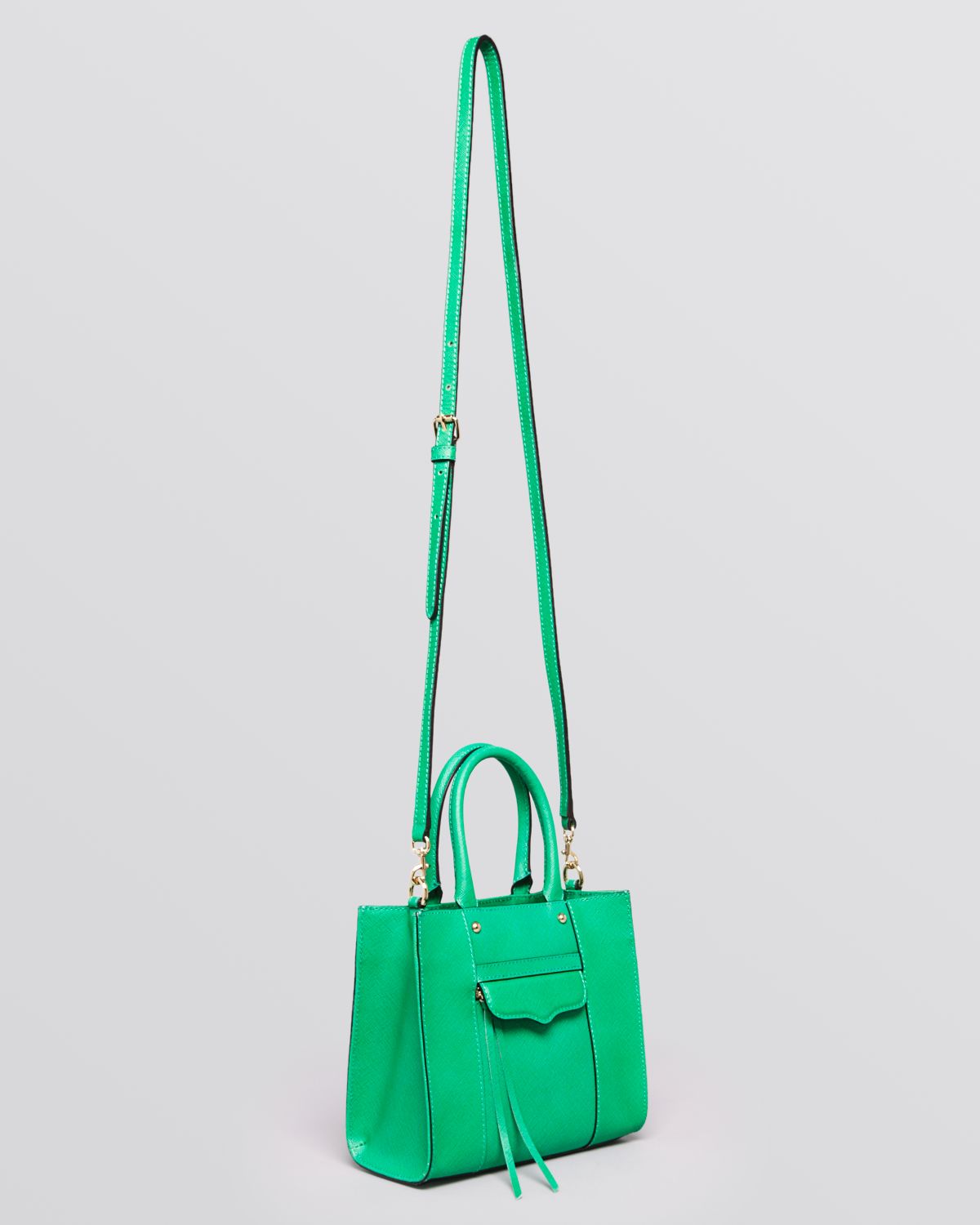 Lyst Rebecca Minkoff Crossbody Exclusive Mab Tote Mini in Green