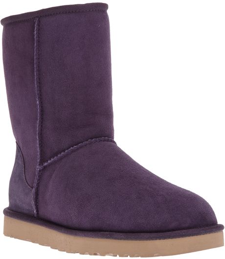 Ugg Classic Short Boot in Purple (pink & purple) | Lyst