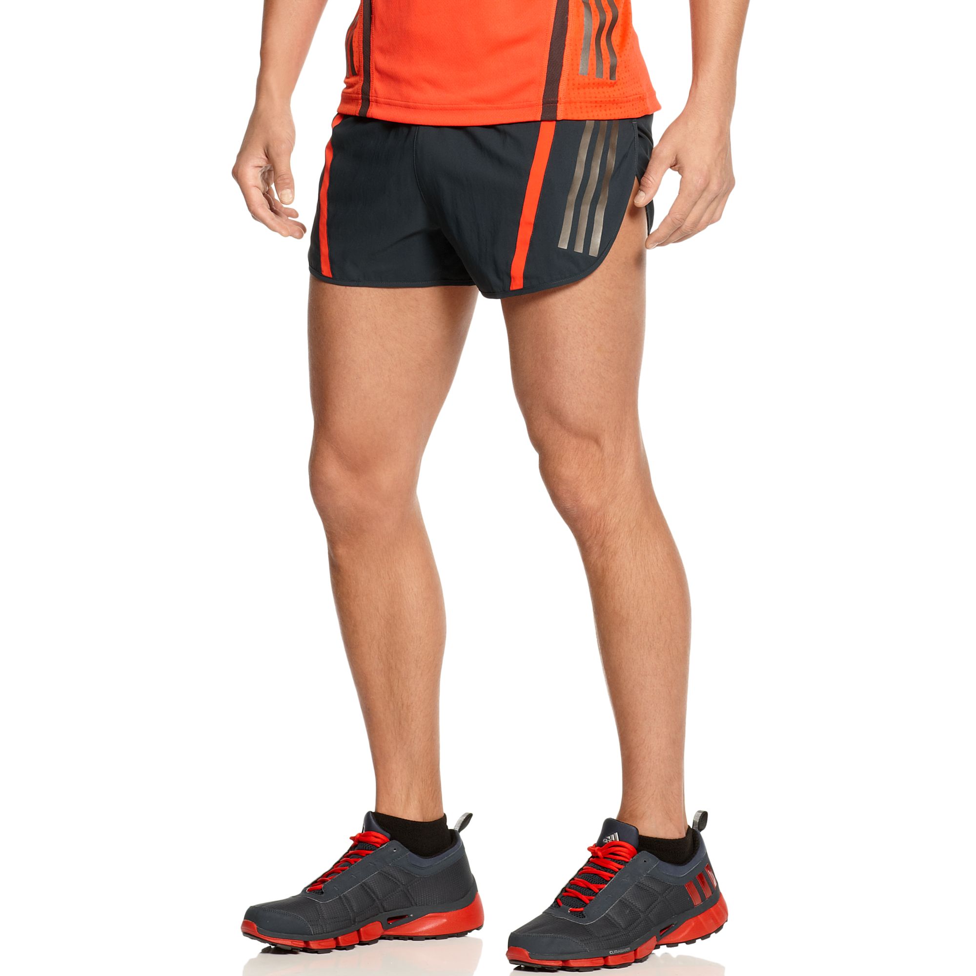 Adidas Supernova Split Running Shorts in Orange for Men (Night Shade ...