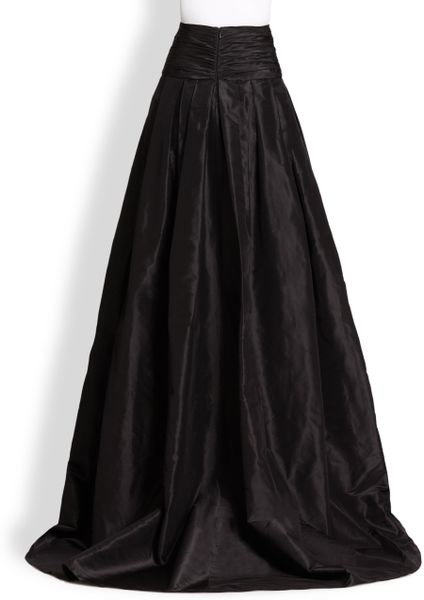 Carolina Herrera Night Collection Silk Cummerbund Ball Gown Skirt in ...