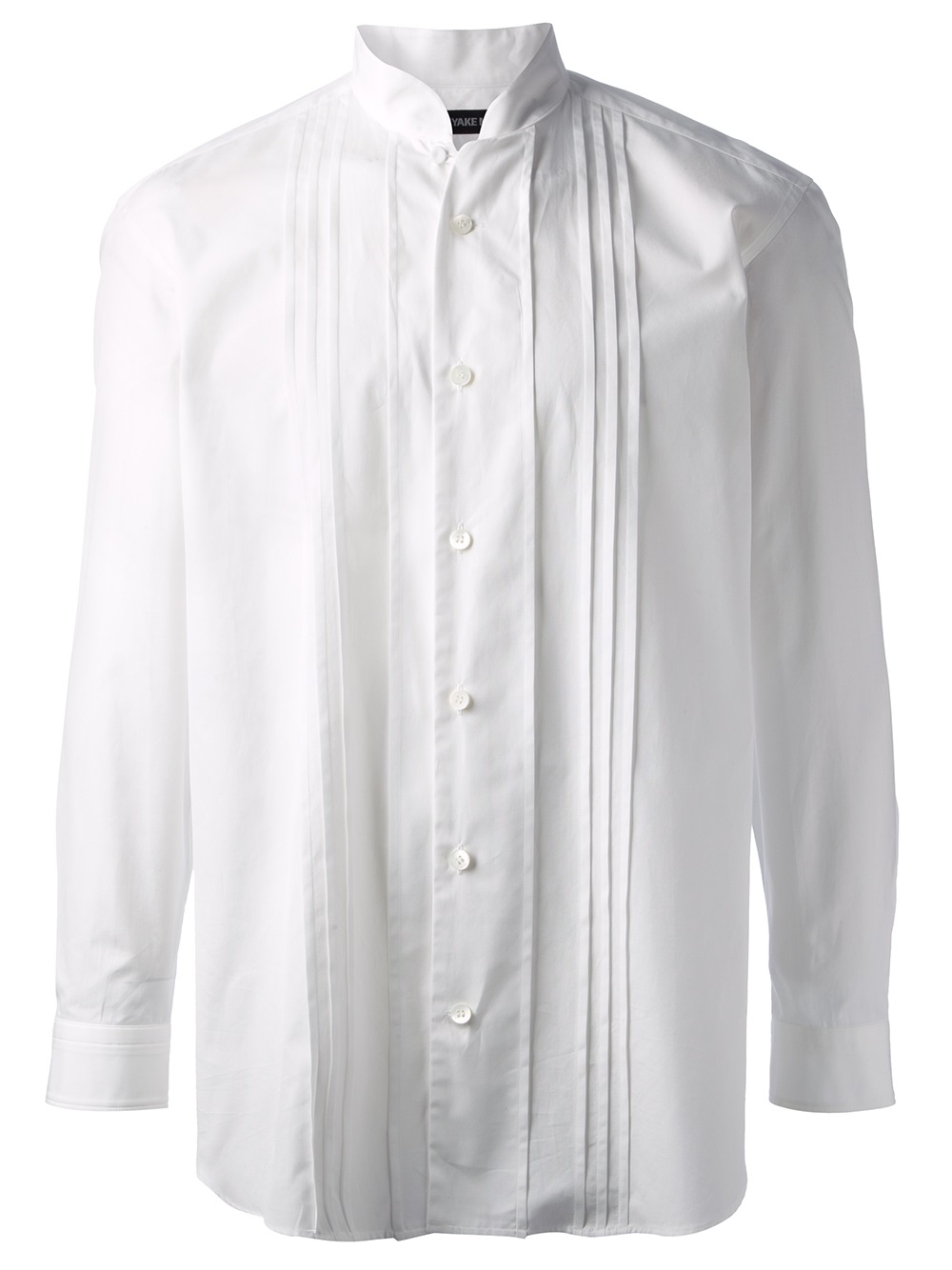 Issey Miyake Men Pleated Shirt in White for Men | Lyst