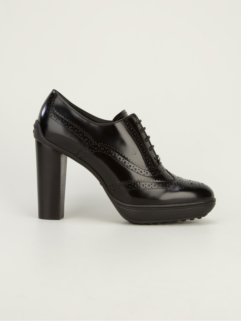 tod's block heel pumps
