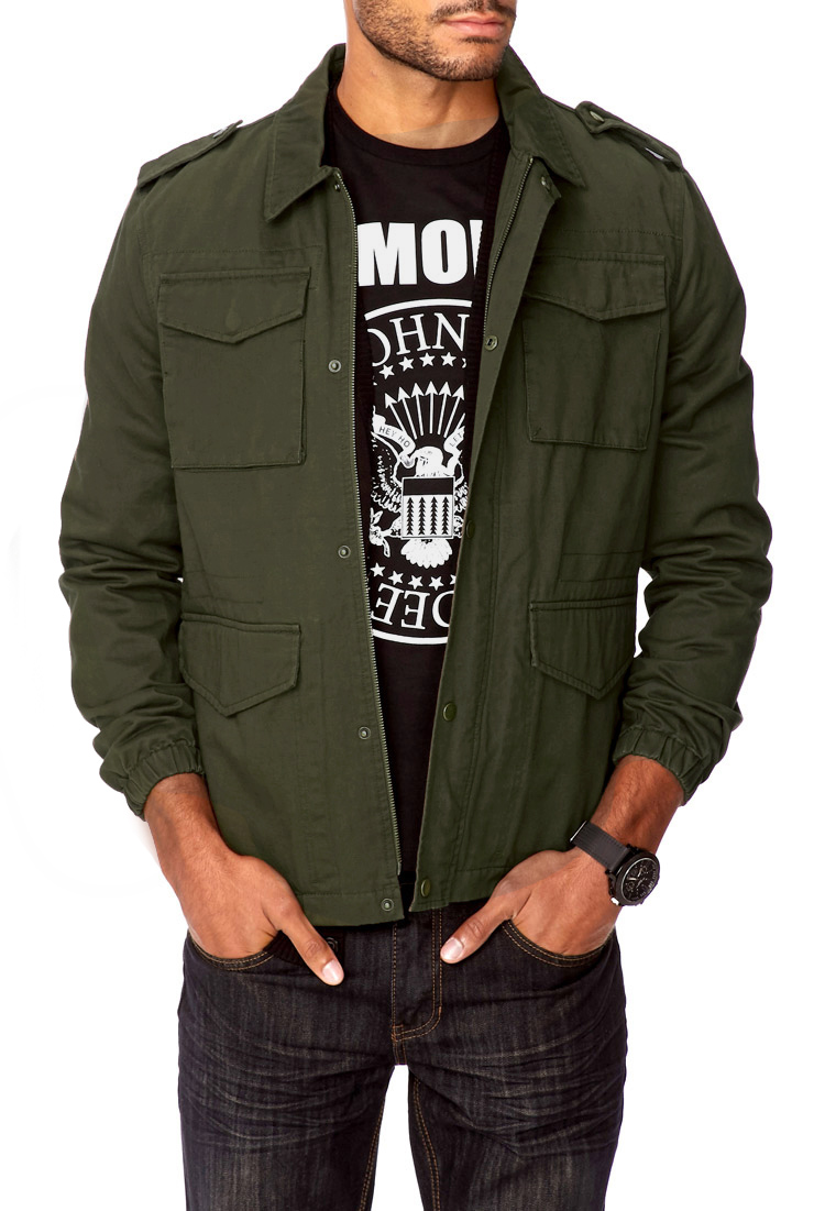 Lyst - Forever 21 Classic Cargo Jacket You've Been Added To The ...