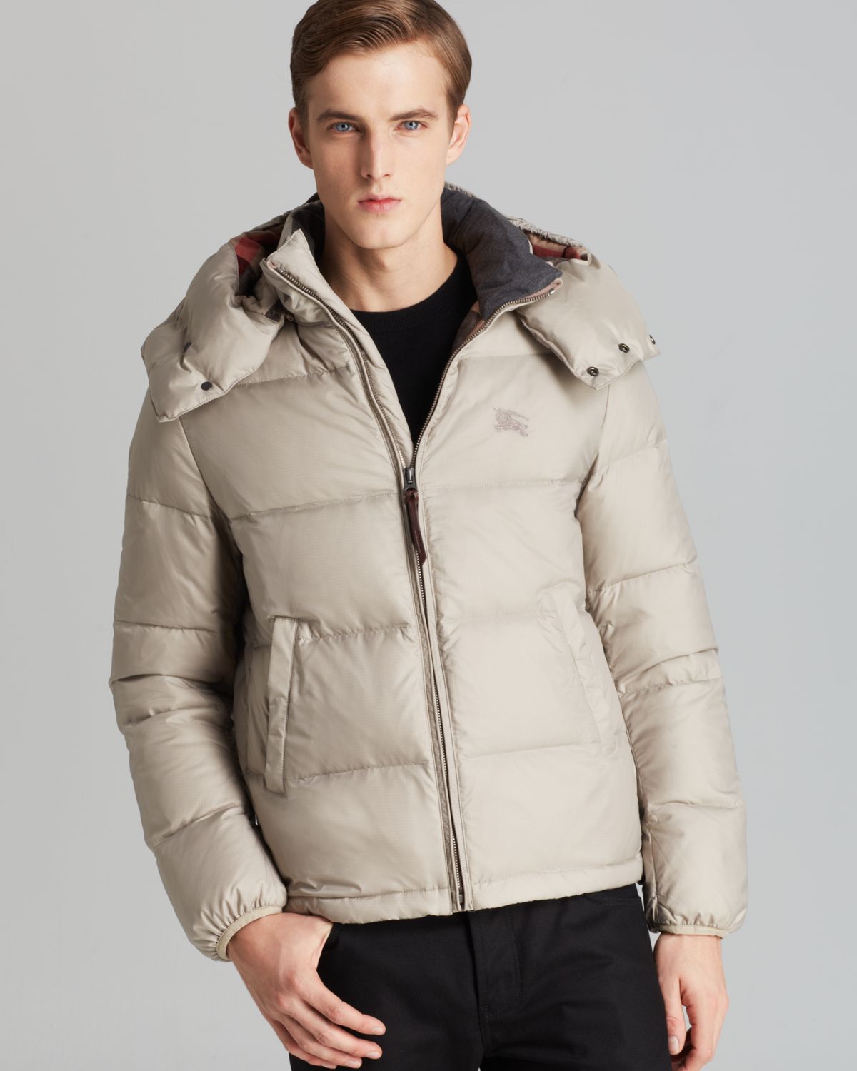 Lyst - Burberry Brit Colwood Down Puffer Jacket in Brown for Men