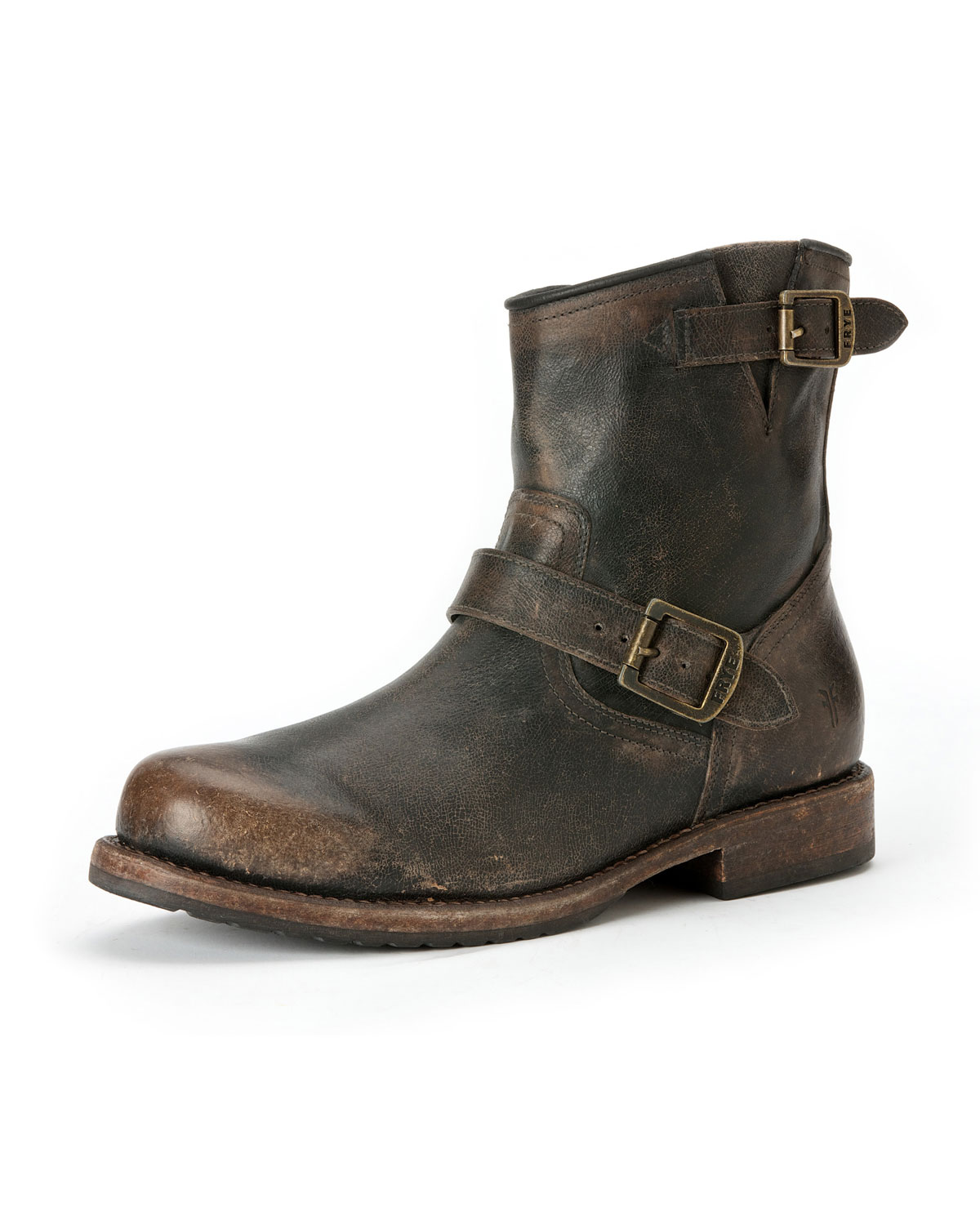 Frye Wayde Leather Engineer Boot Dark Brown in Brown (DARK BROWN) | Lyst