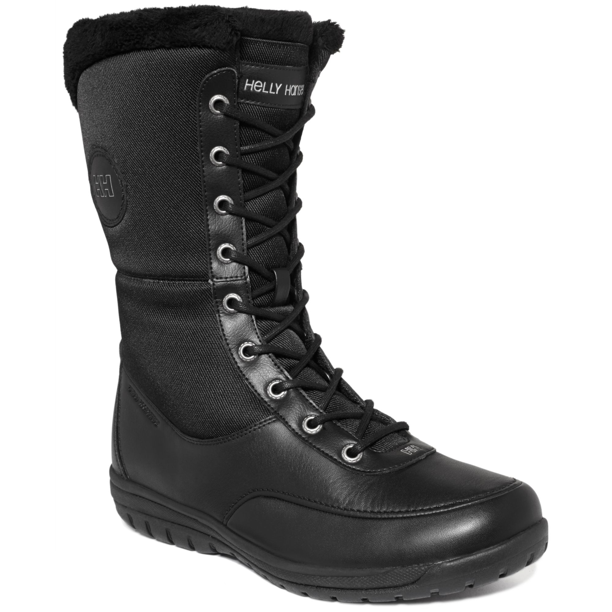 Helly Hansen Nora Fauxfur Boots in Black (Black Steel) | Lyst