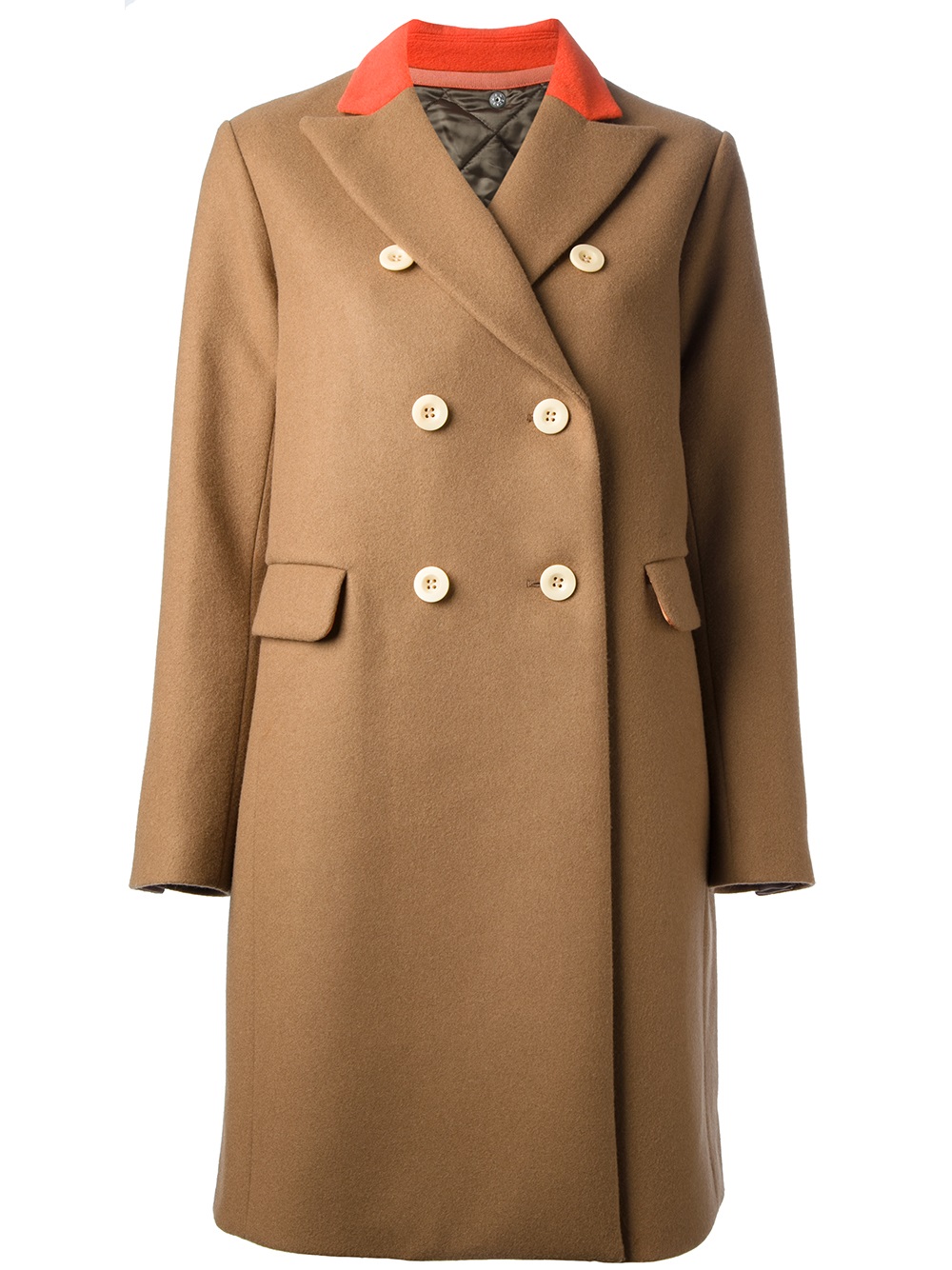 Lyst - Sacai Padded Coat in Natural