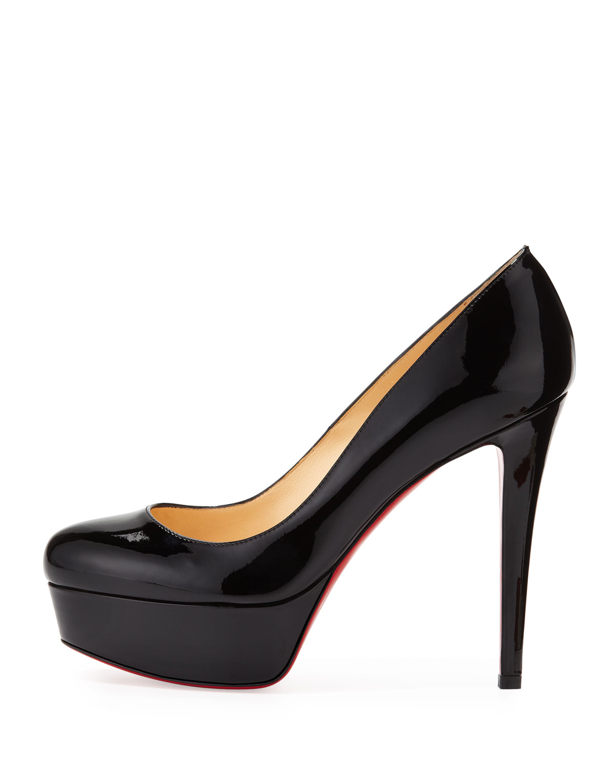 louboutin black platform