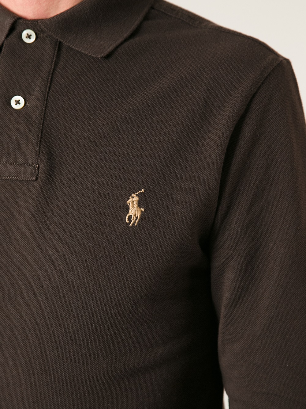 brown polo shirt ralph lauren