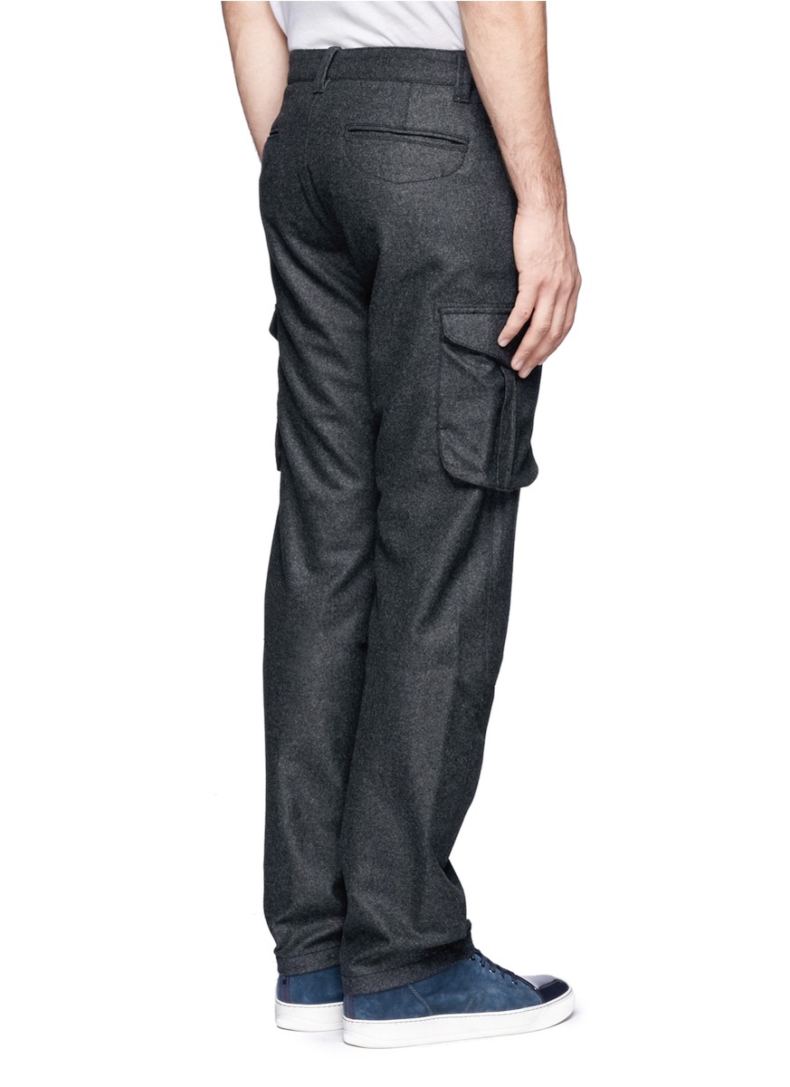 armani pants black