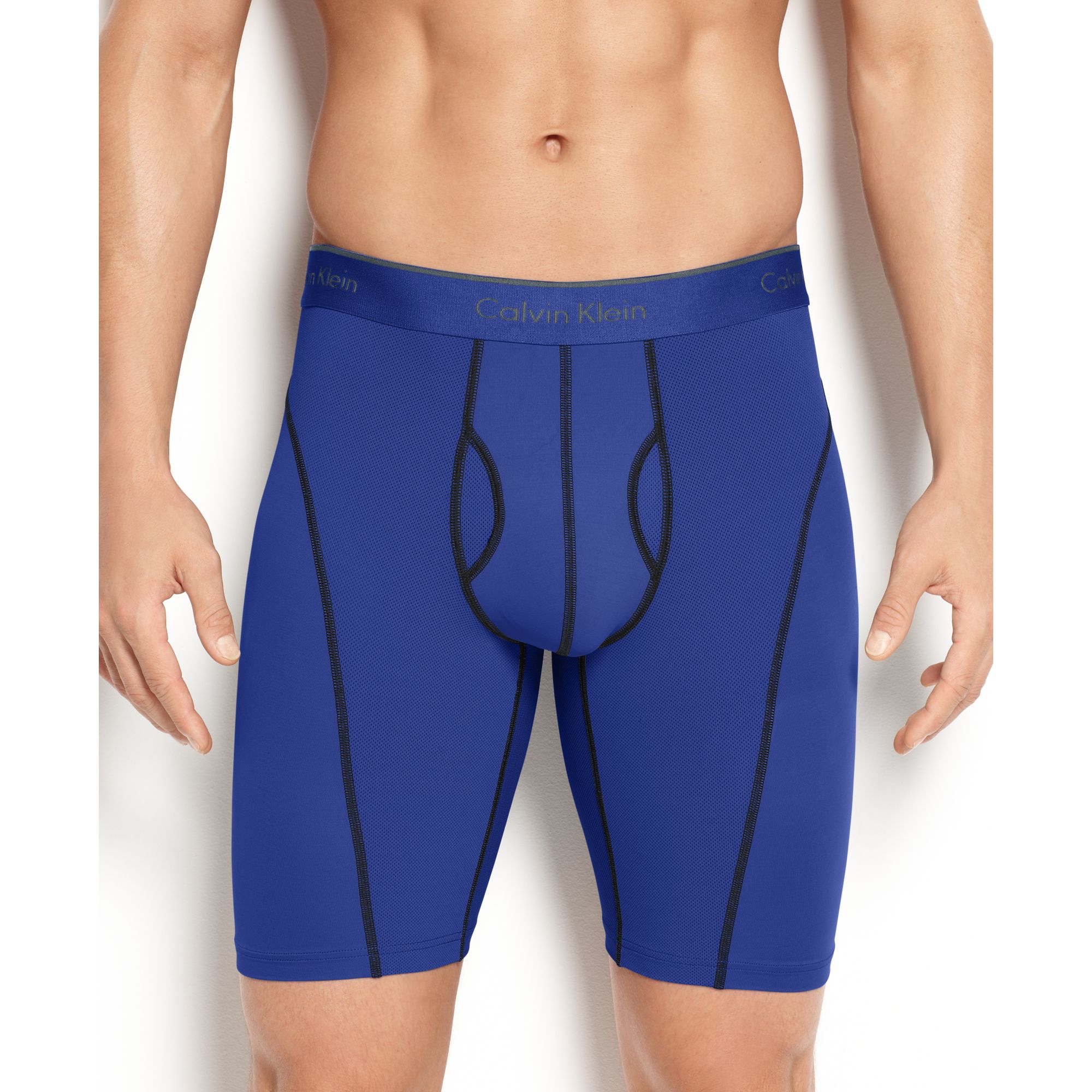 Calvin Klein Athletic Cycle Short U1736 in Blue for Men (Deep Ultra ...