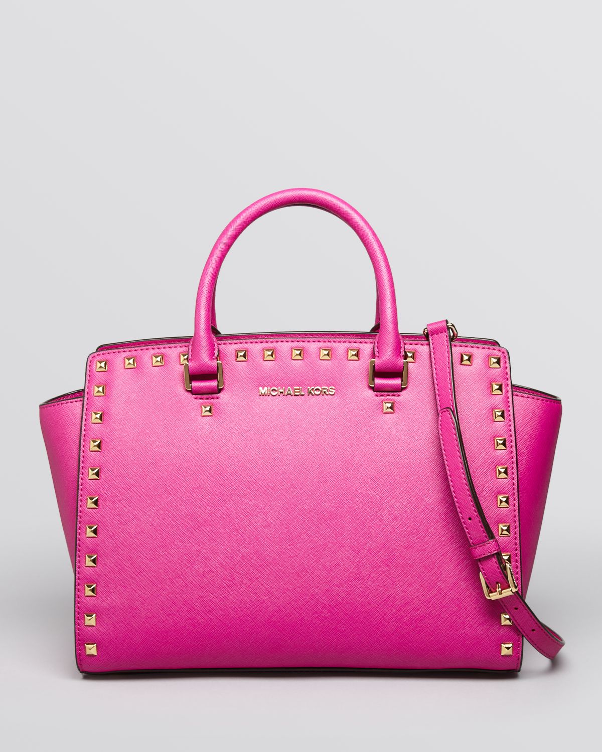 michael kors hot pink satchel