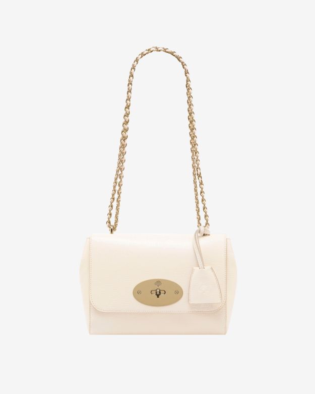 Mulberry Chain Strap Shoulder Bag in Beige (white) | Lyst