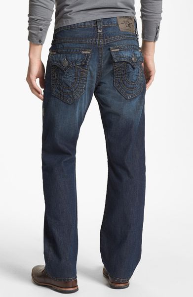 True Religion Ricky Super T Straight Leg Jeans in Blue for Men (Asjd ...