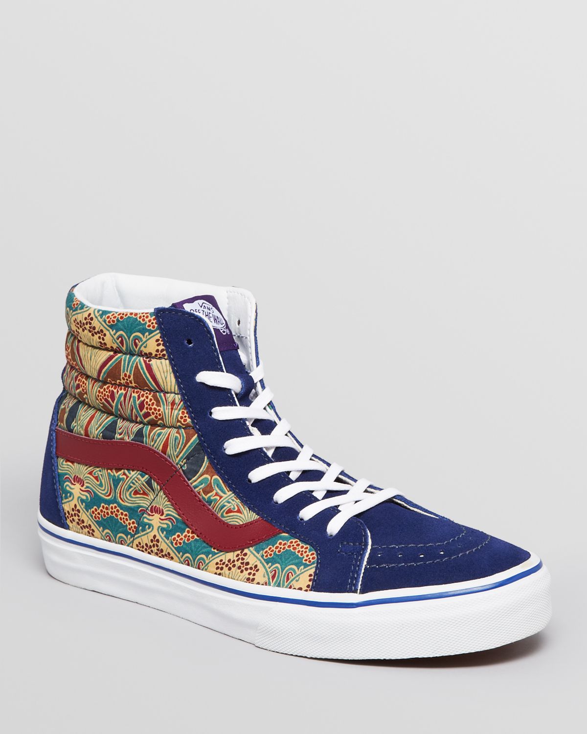 Vans High Top Sneakers In Blue For Men Lyst 