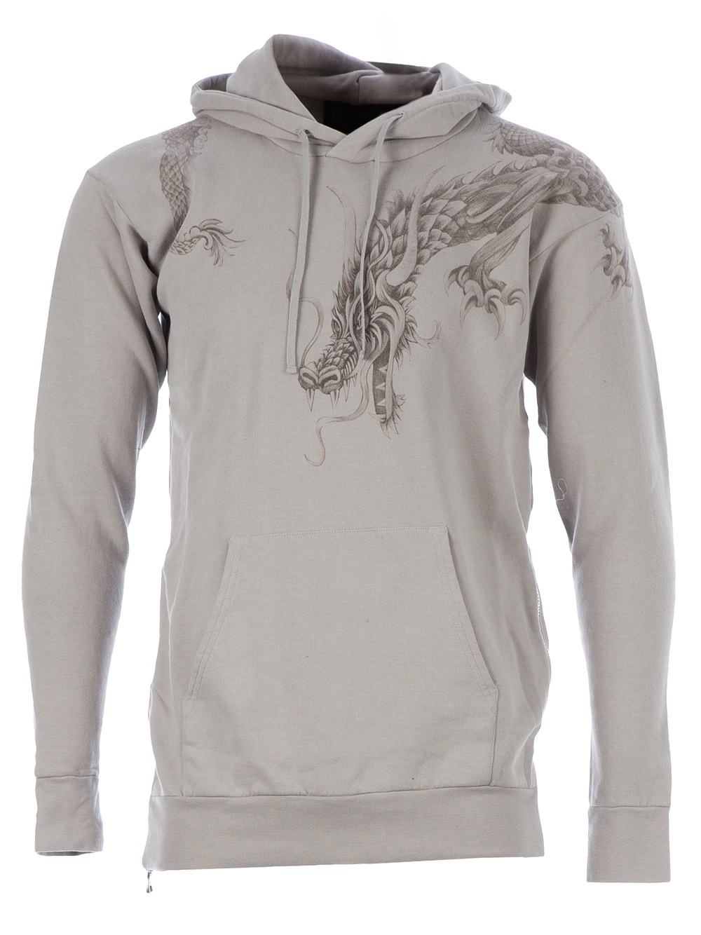 Balmain Embroidered Hoodie in Gray for Men (grey) | Lyst