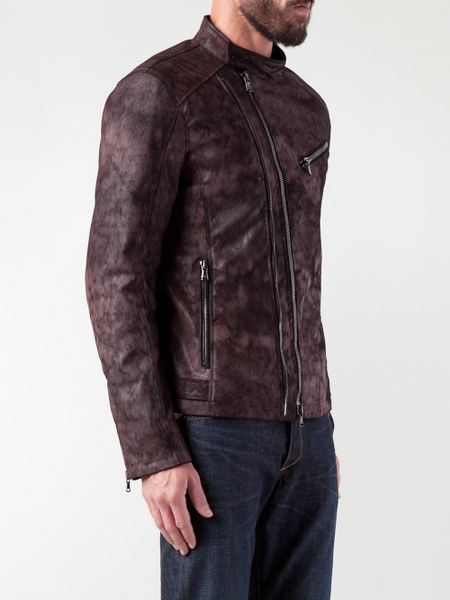 Drome Leather Jacket in Purple for Men (pink & purple) | Lyst