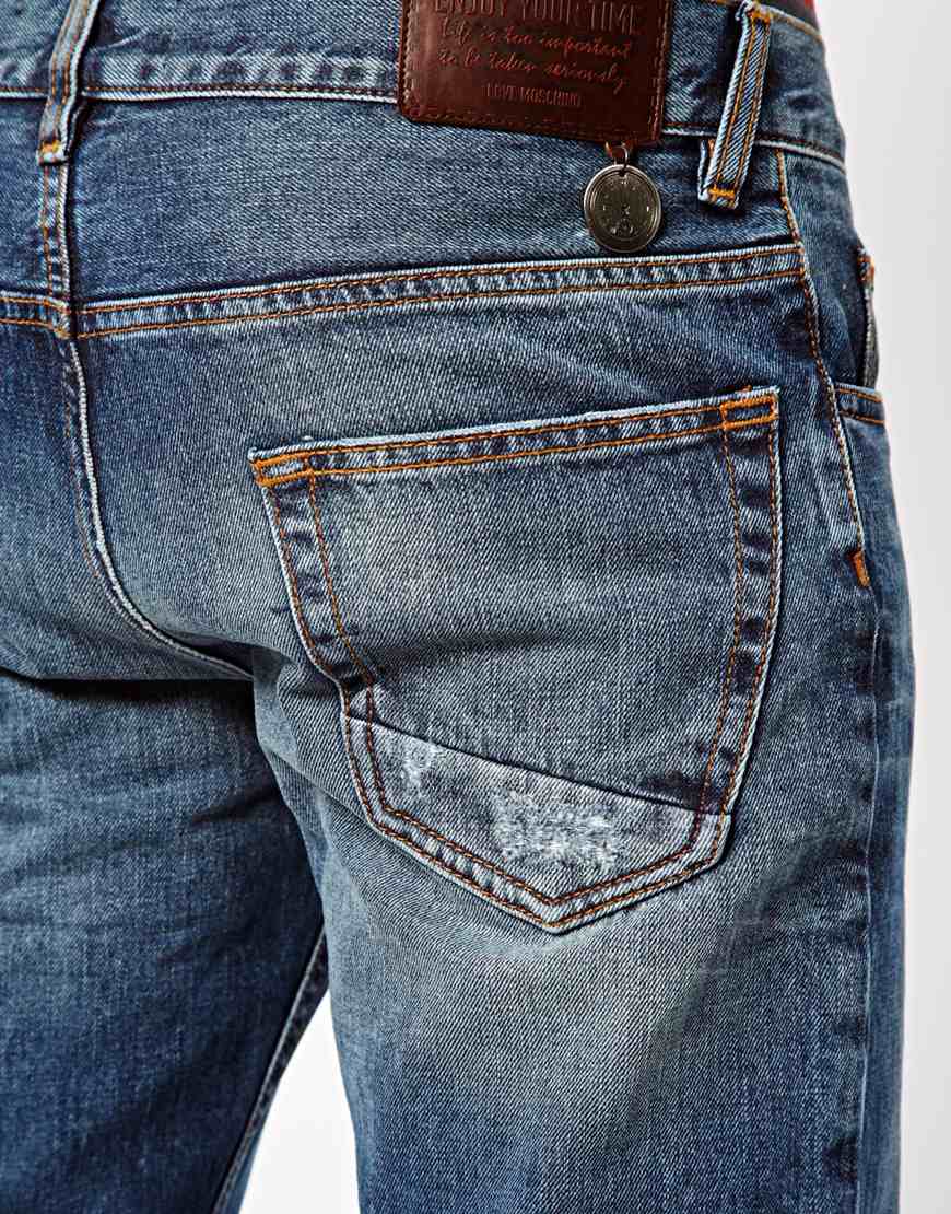 Love moschino Jeans in Blue for Men | Lyst