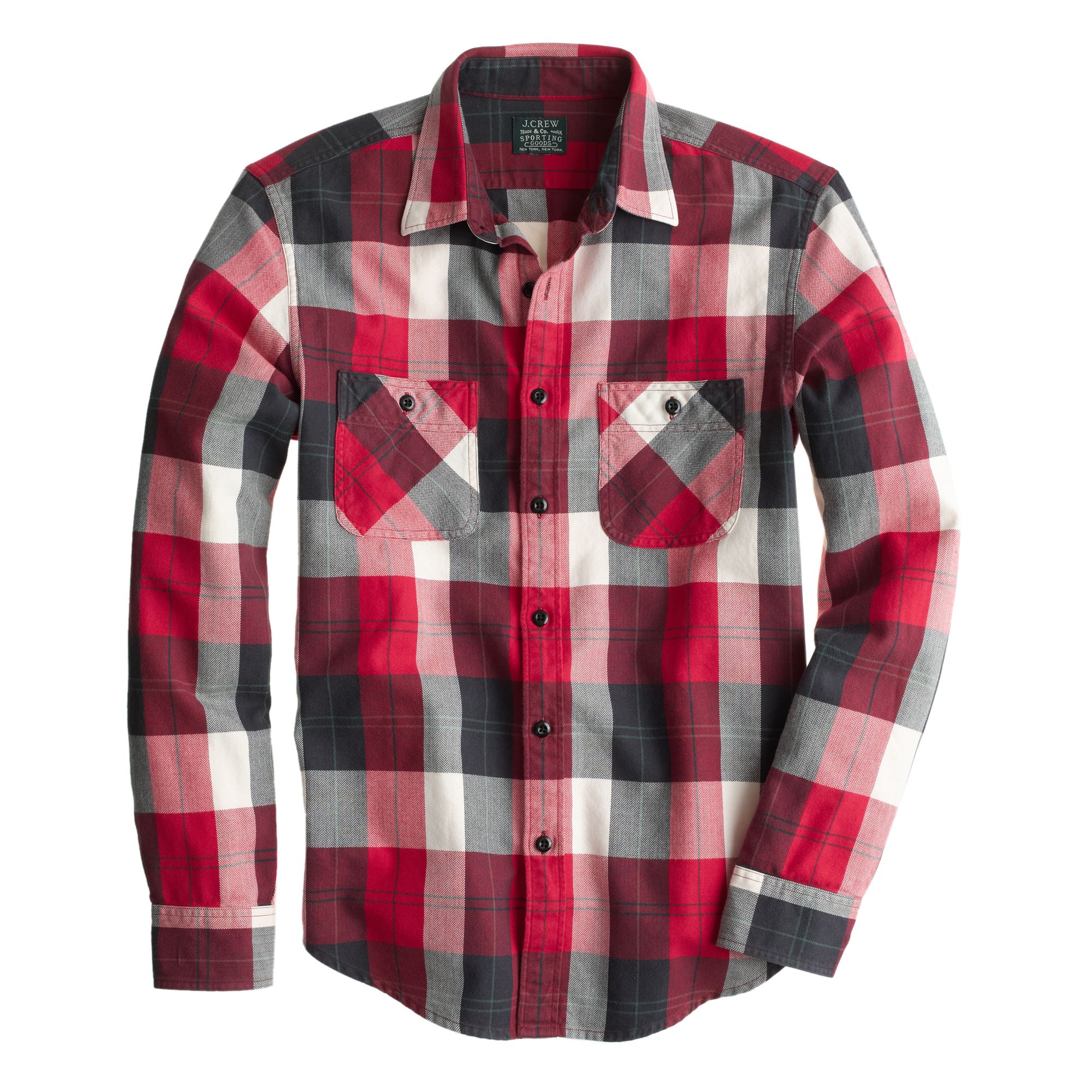 j crew mens flannel shirt