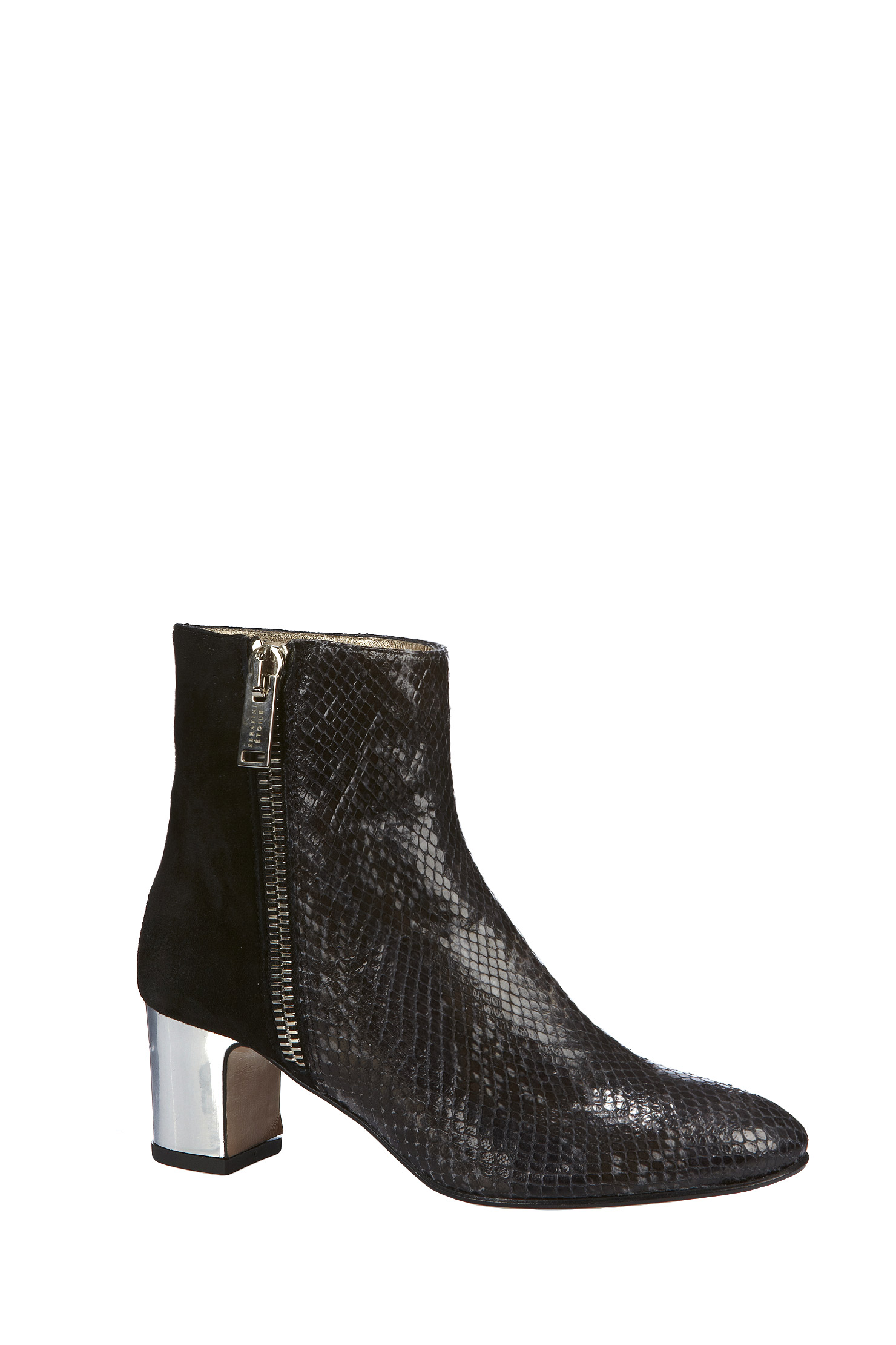 Serafini Boots Olivia Python in Black | Lyst