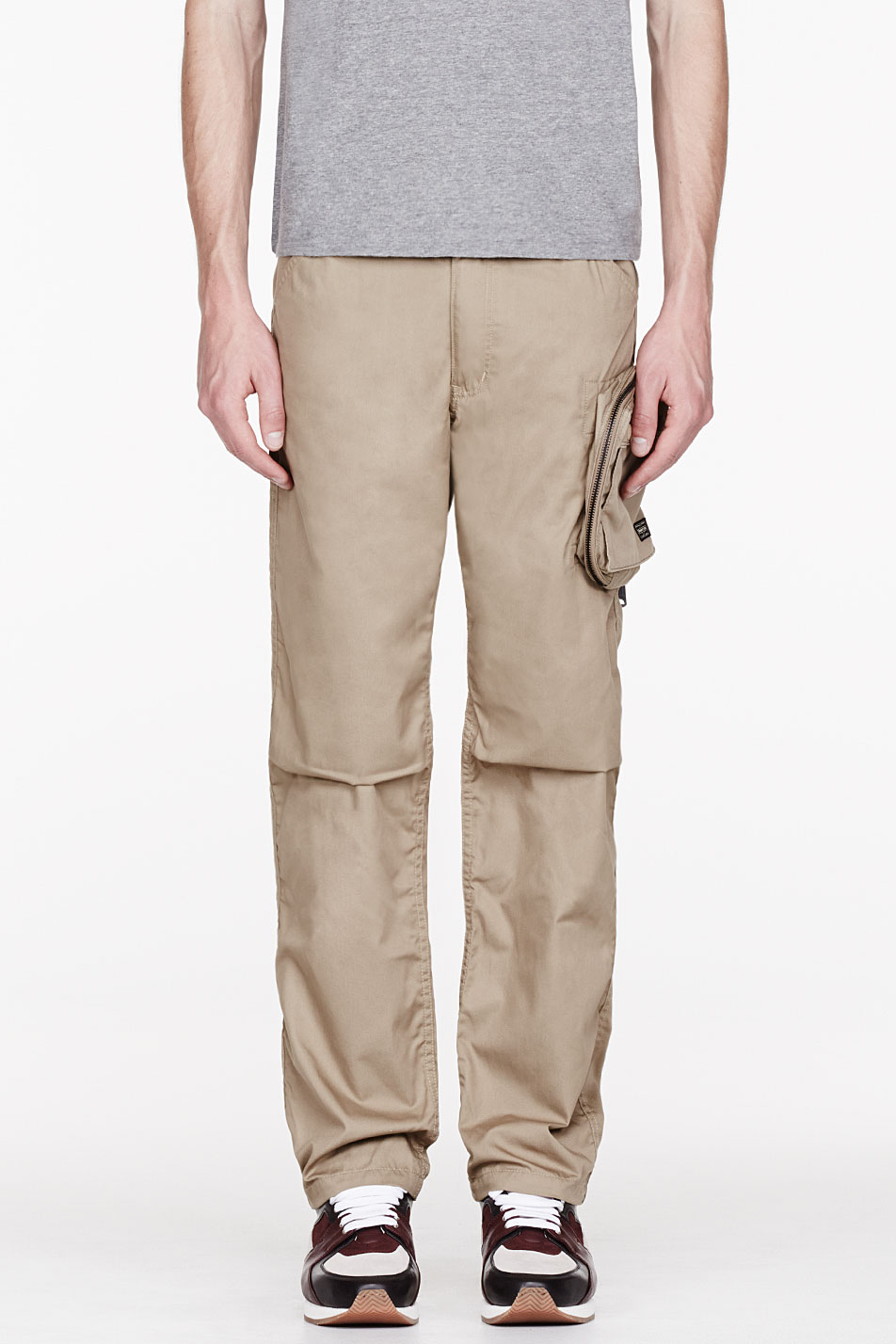 white mountaineering cargo pants