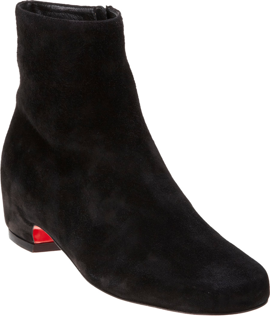 Christian louboutin Tounoir Booty in Black | Lyst  